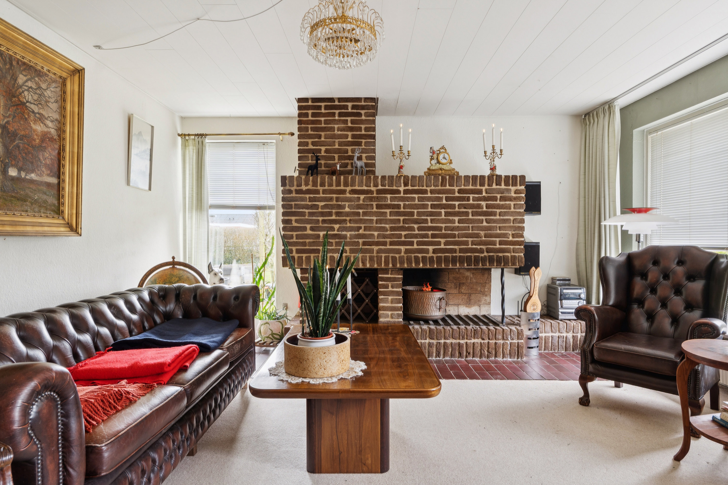 Fremhævet stue billede i fuldskærmstilstand. Billede af Ternevej 40, 7430 Ikast