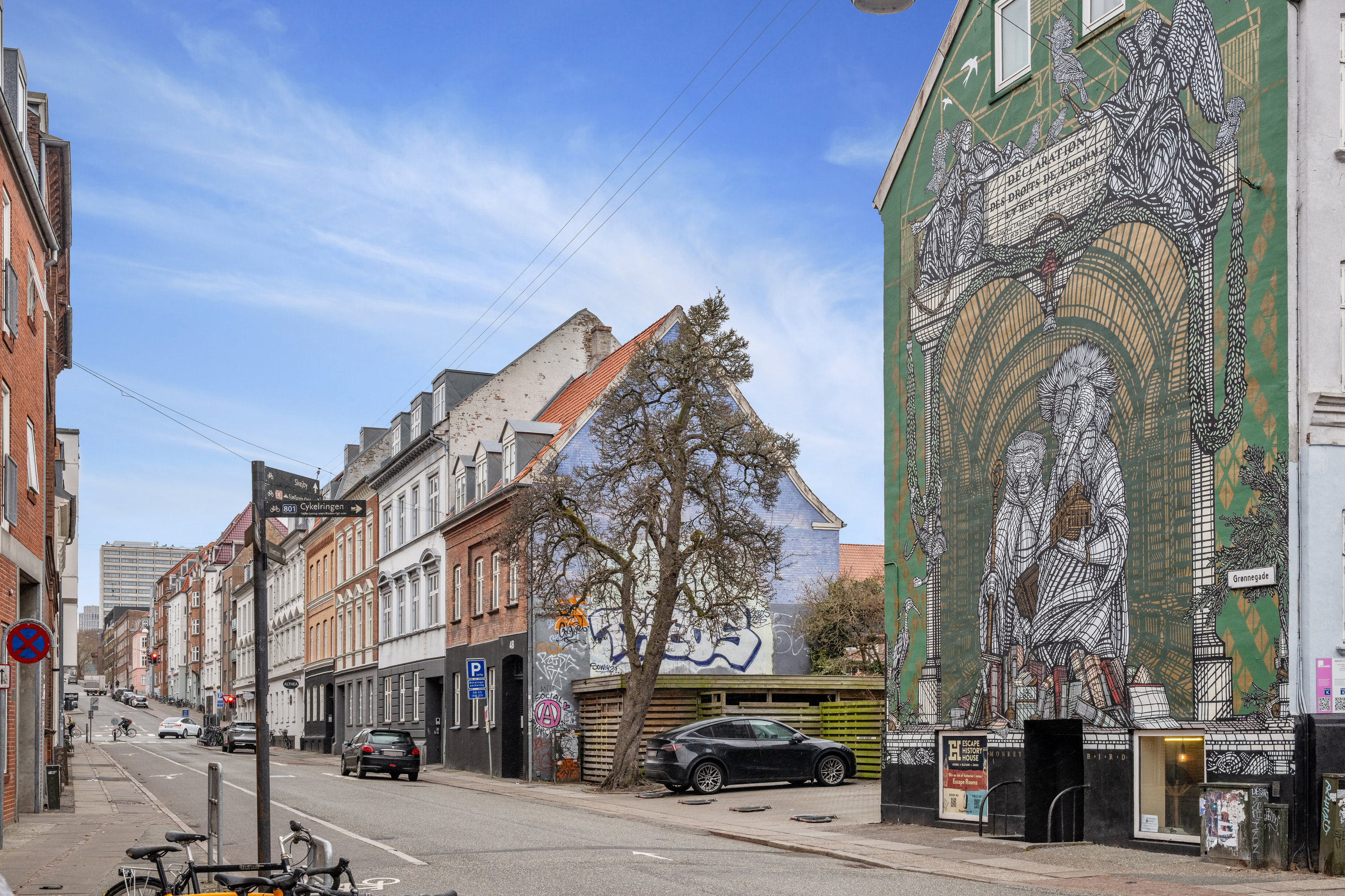 Fremhævet omgivelser billede i fuldskærmstilstand. Billede af Grønnegade 50D, 1. th., 8000 Aarhus C