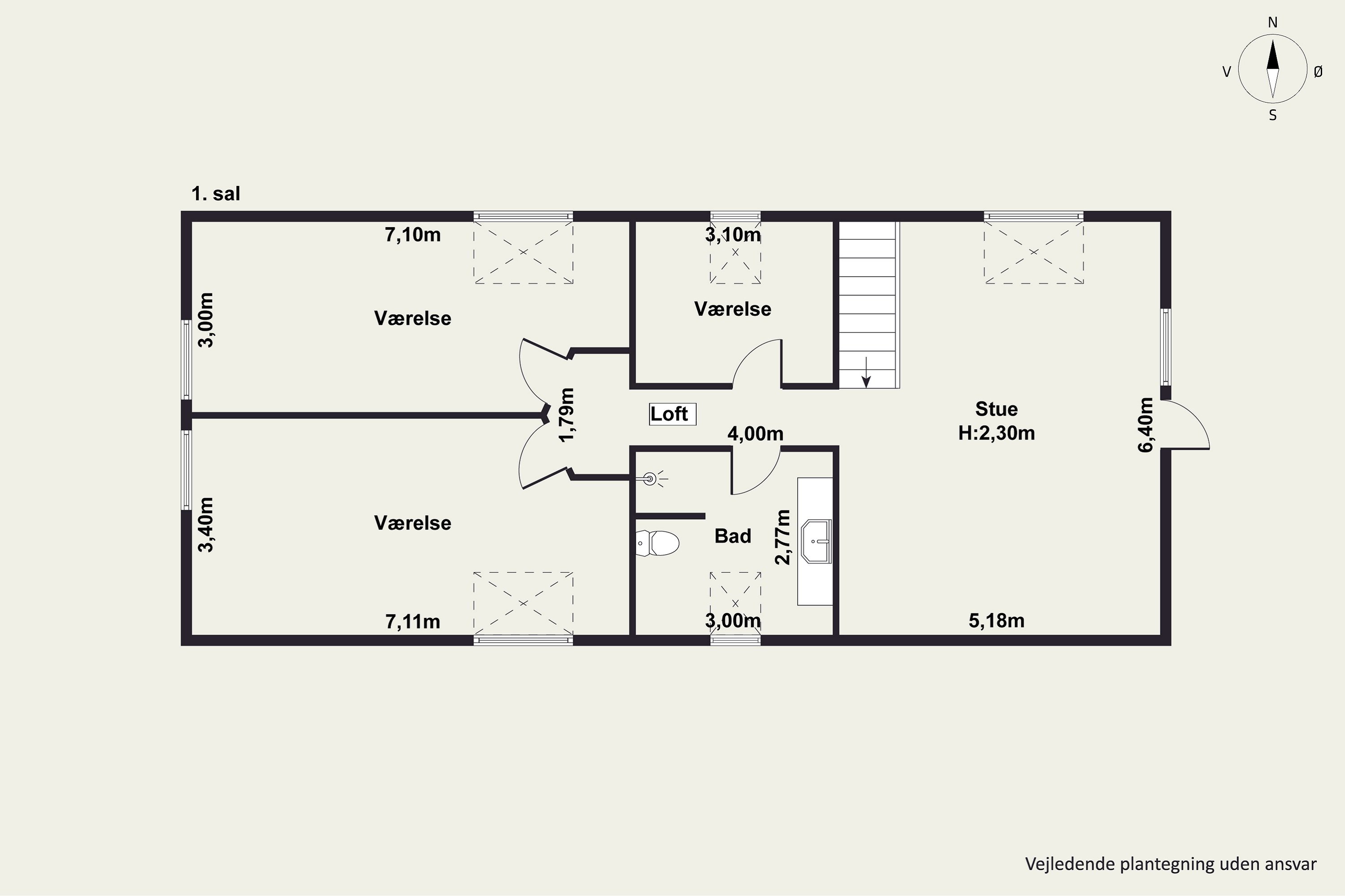 Plantegninger billede af Møllevænget 2, Bjælkerup, 4660 Store Heddinge