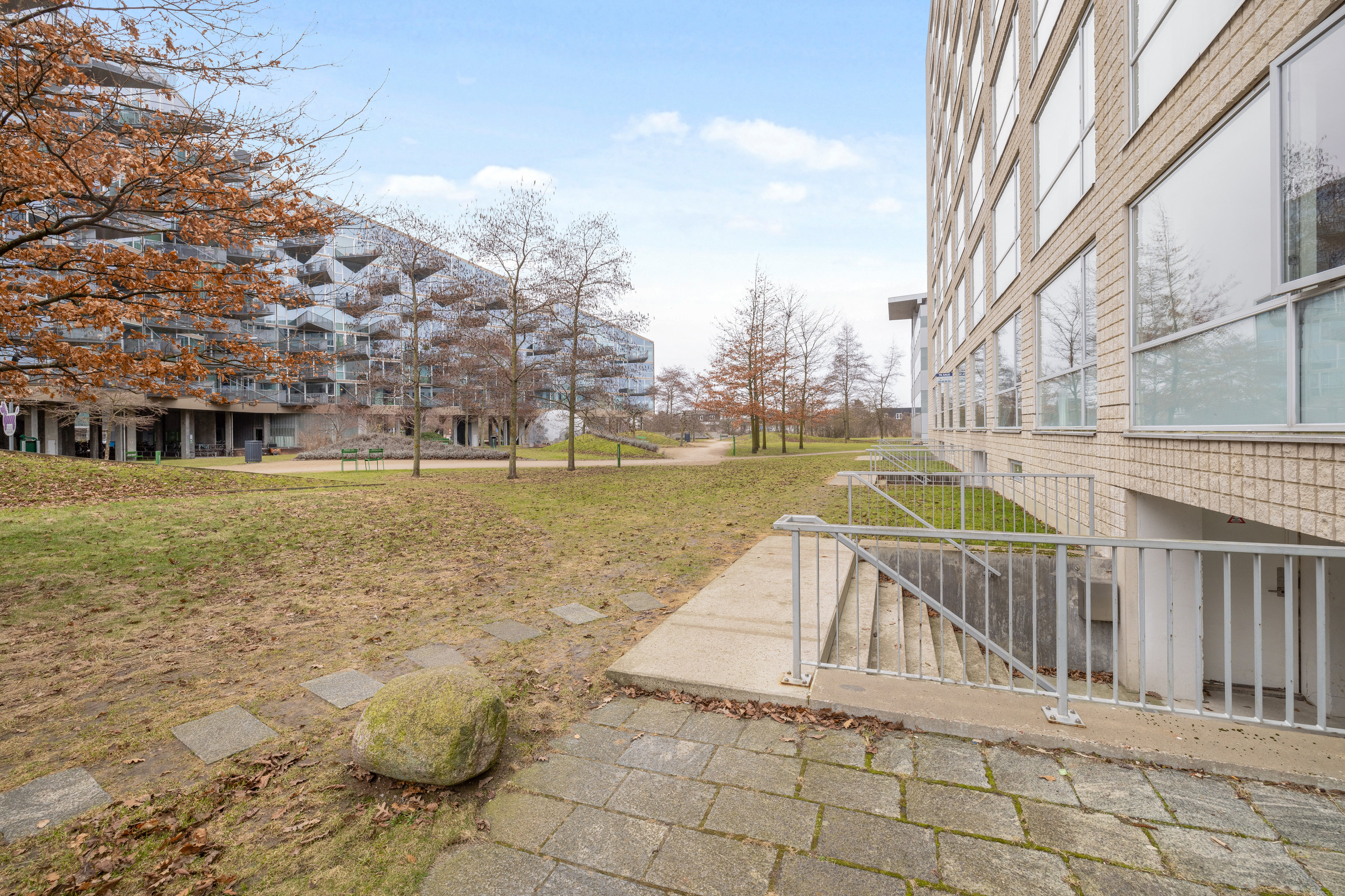 Fremhævet gårdmiljø billede i fuldskærmstilstand. Billede af Ørestads Boulevard 61D, st.. th., 2300 København S