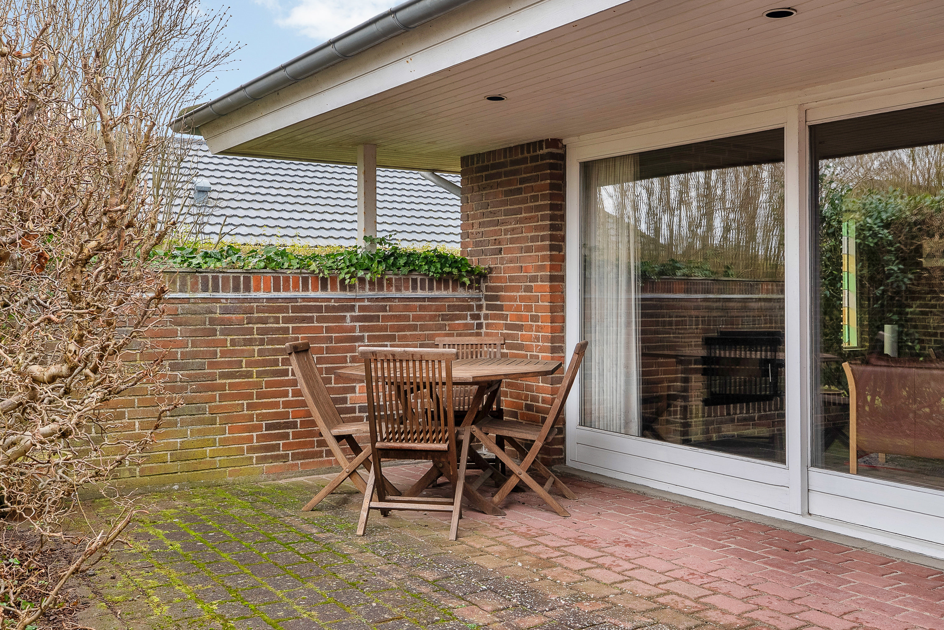 Fremhævet overdækket terrasse billede i fuldskærmstilstand. Billede af Kirsebærlunden 19, 5471 Søndersø