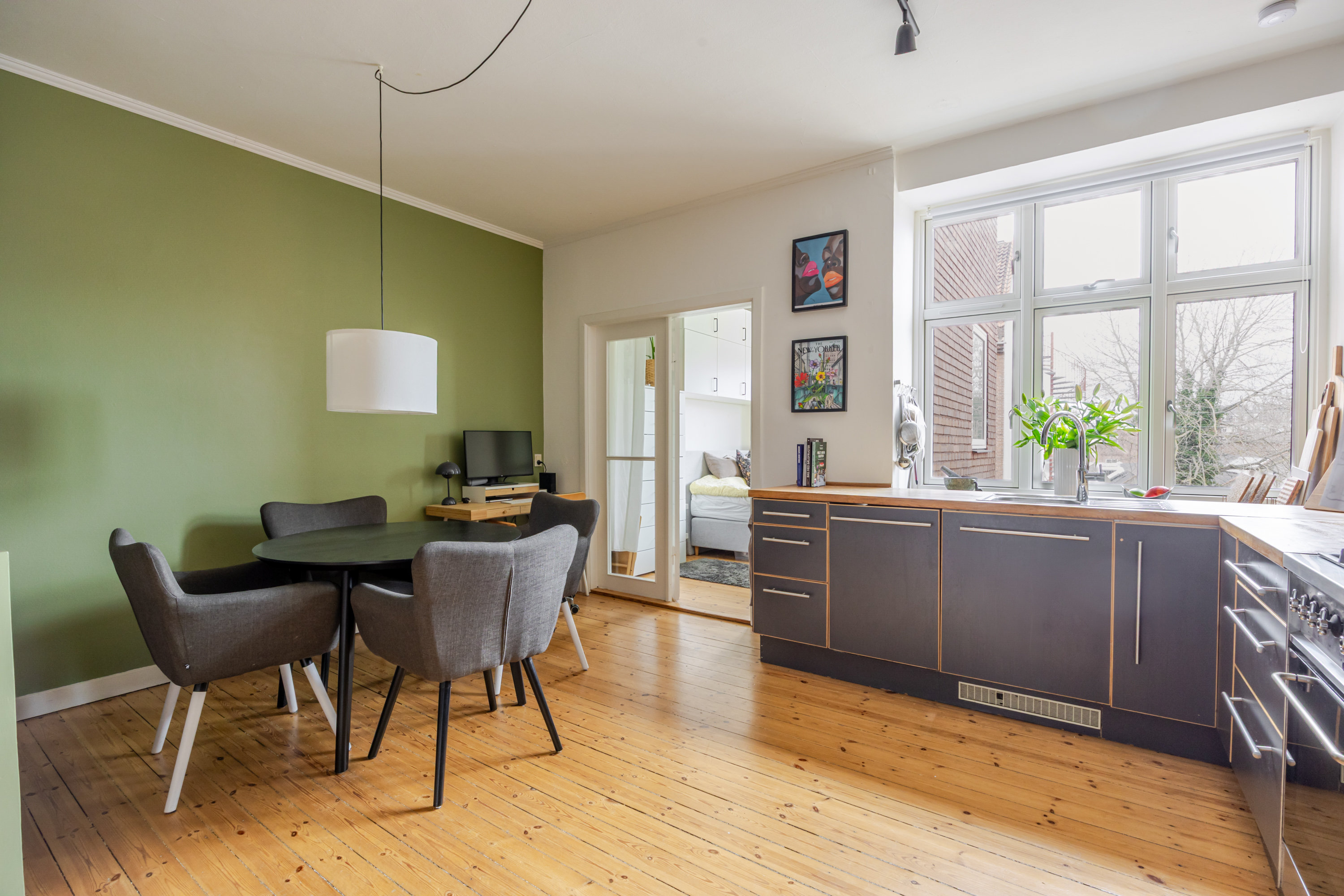 Fremhævet andet billede i fuldskærmstilstand. Billede af Baldersgade 18, 2. 4., 2200 København N