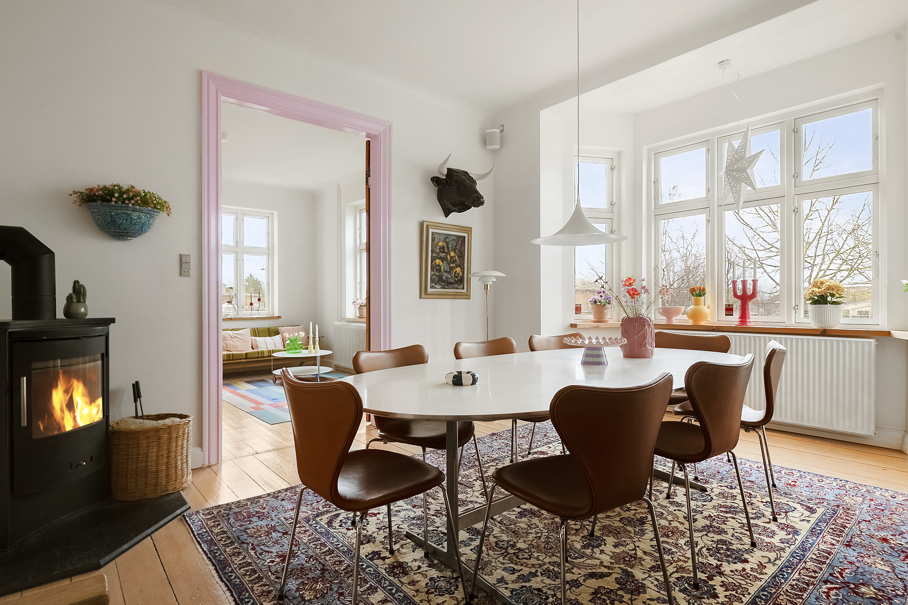 Fremhævet spisestue billede i fuldskærmstilstand. Billede af Brendstrupvej 48, Christiansbjerg, 8200 Aarhus N