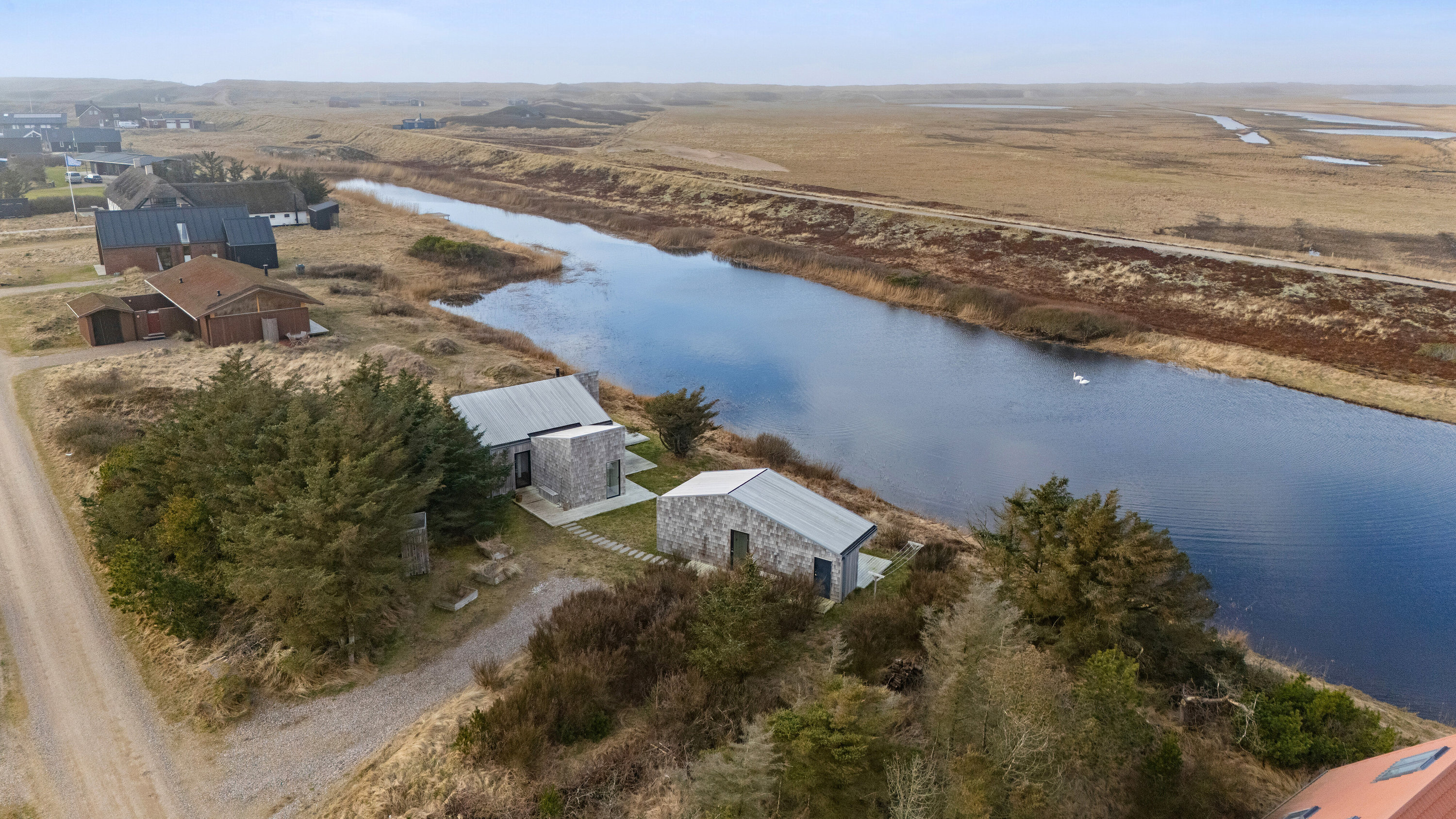 Fremhævet luftfoto billede i fuldskærmstilstand. Billede af Mågevej 35, Agger, 7770 Vestervig