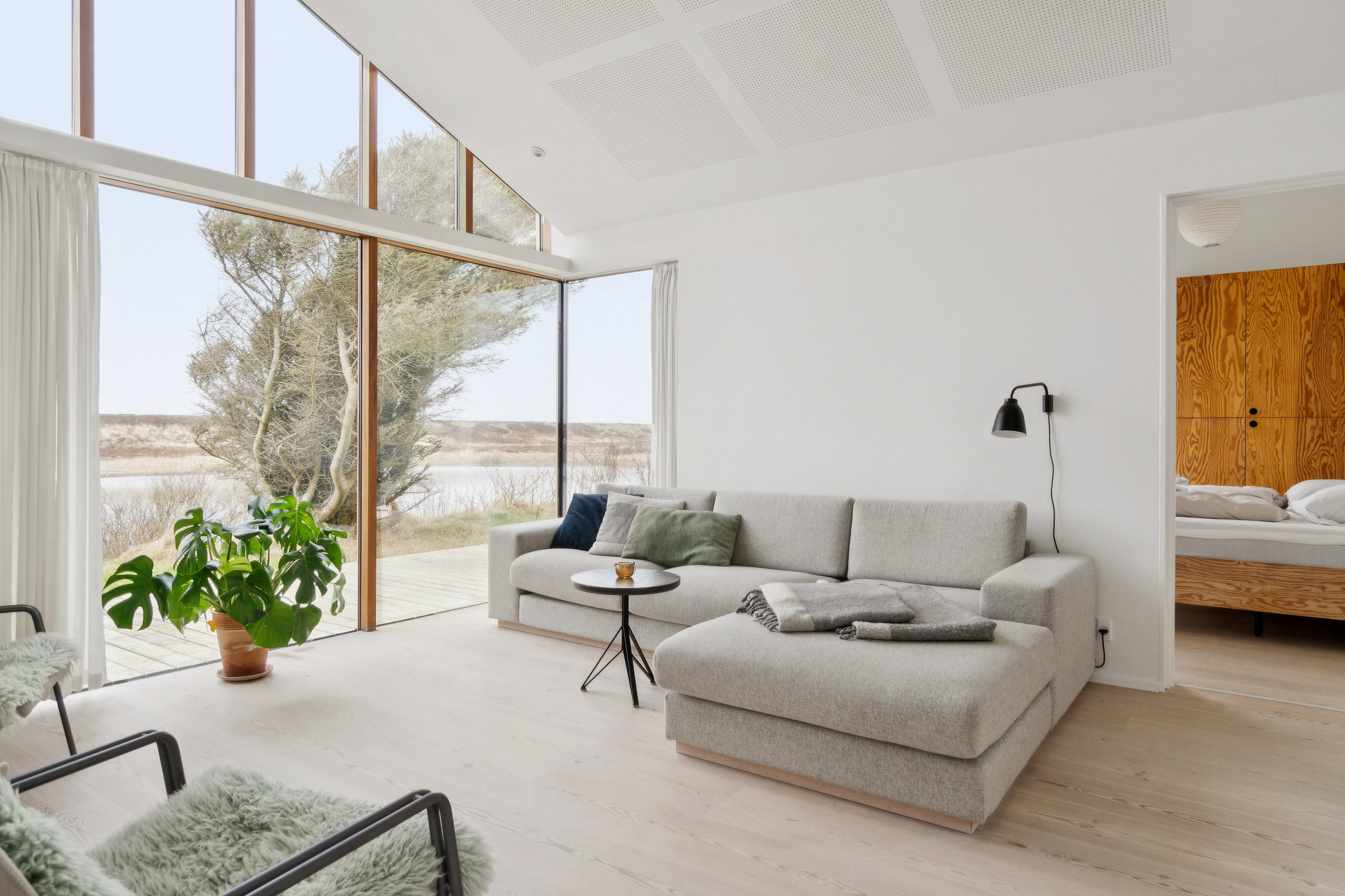 Fremhævet stue billede i fuldskærmstilstand. Billede af Mågevej 35, Agger, 7770 Vestervig