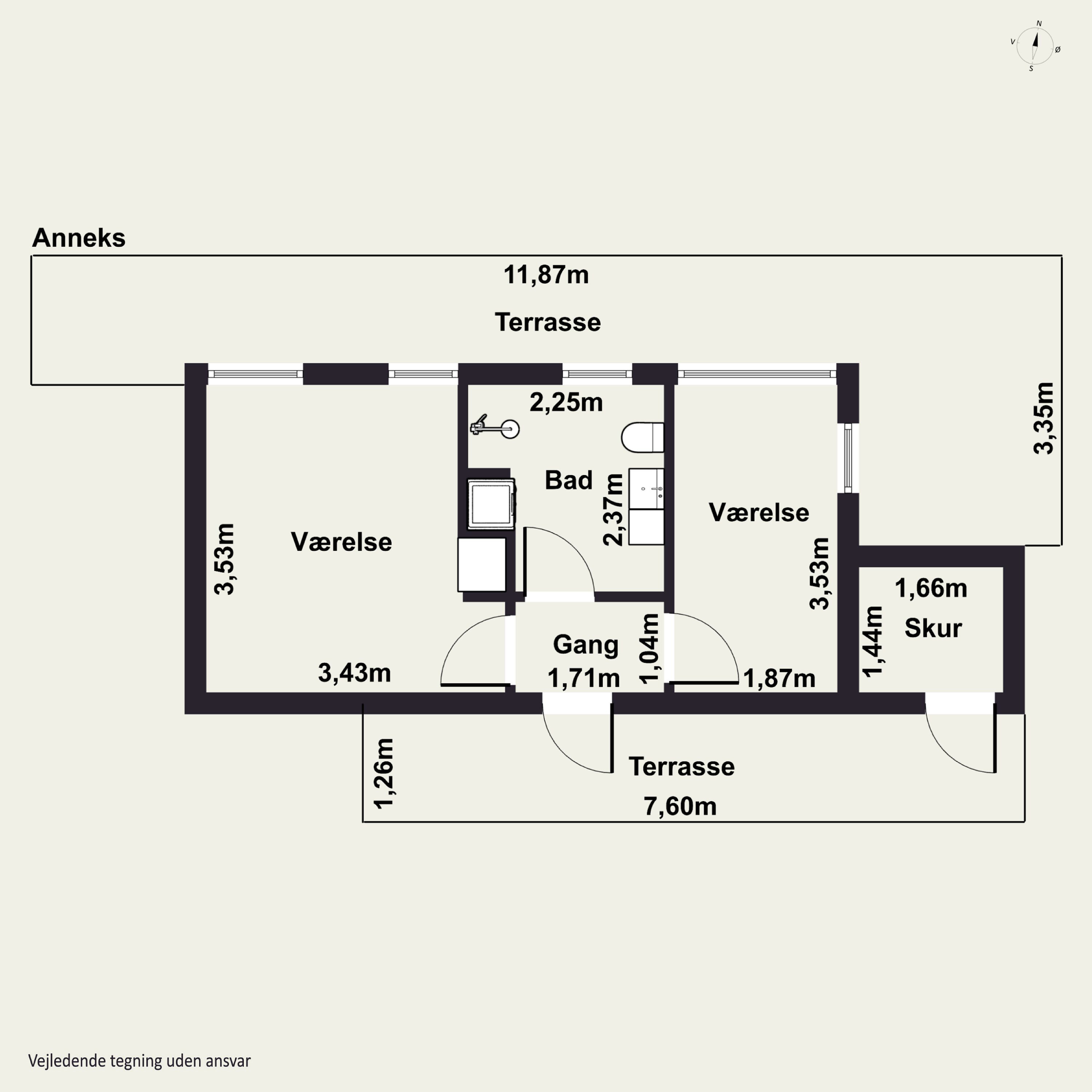 Plantegninger billede af Mågevej 35, Agger, 7770 Vestervig