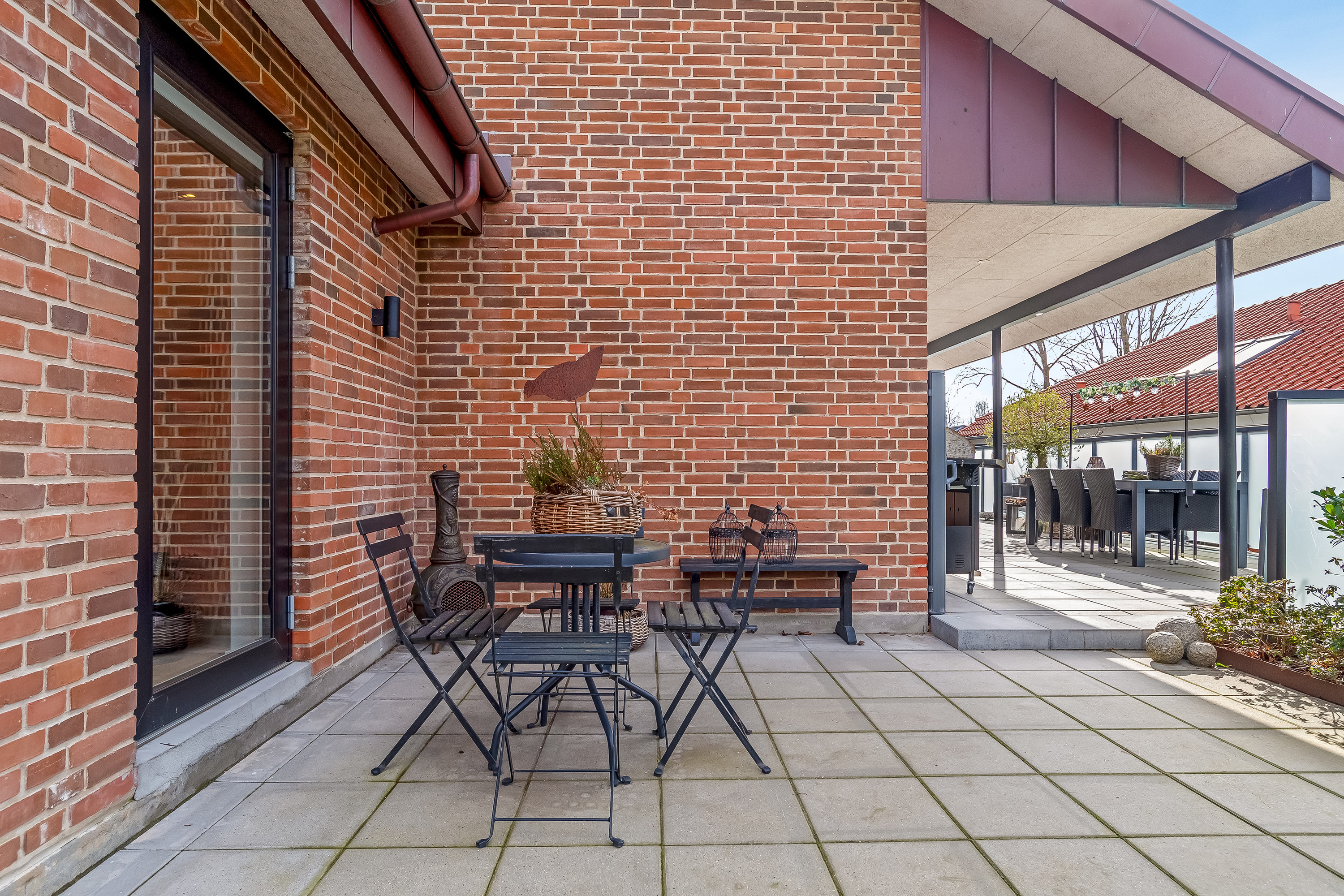 Fremhævet terrasse billede i fuldskærmstilstand. Billede af Porsevej 14, 7500 Holstebro