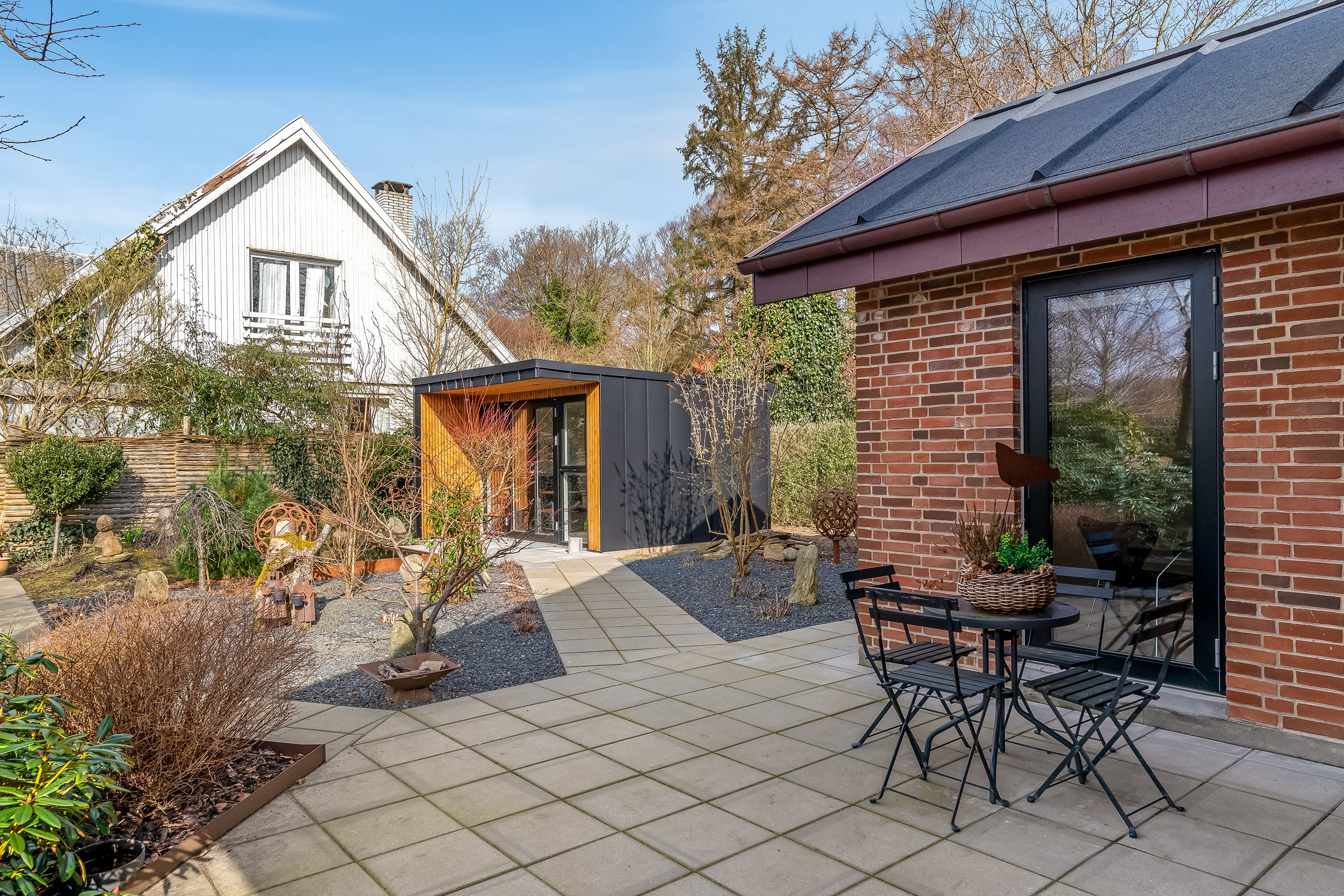 Fremhævet terrasse billede i fuldskærmstilstand. Billede af Porsevej 14, 7500 Holstebro