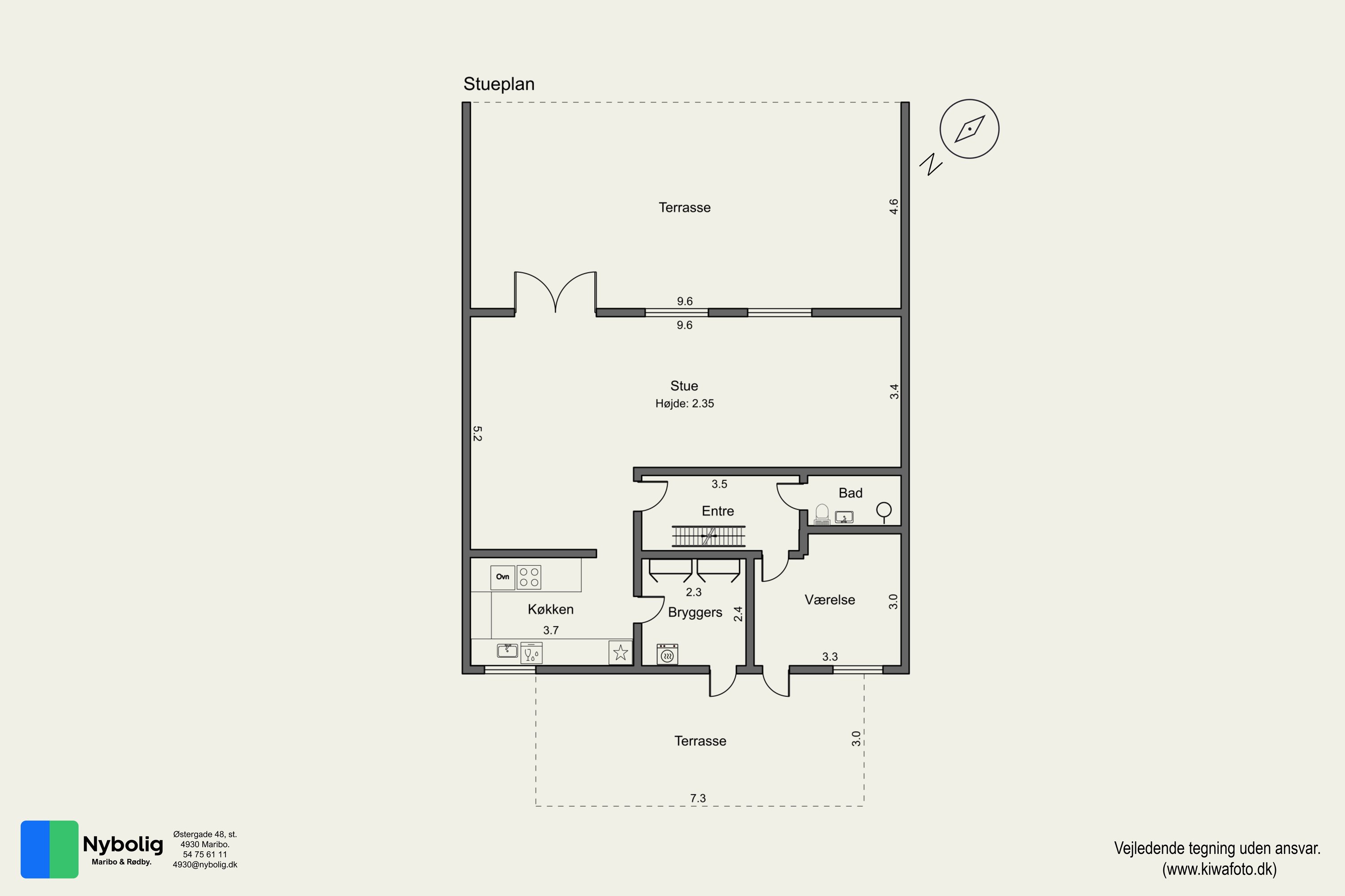 Plantegninger billede af Bispevænget 30, 4930 Maribo