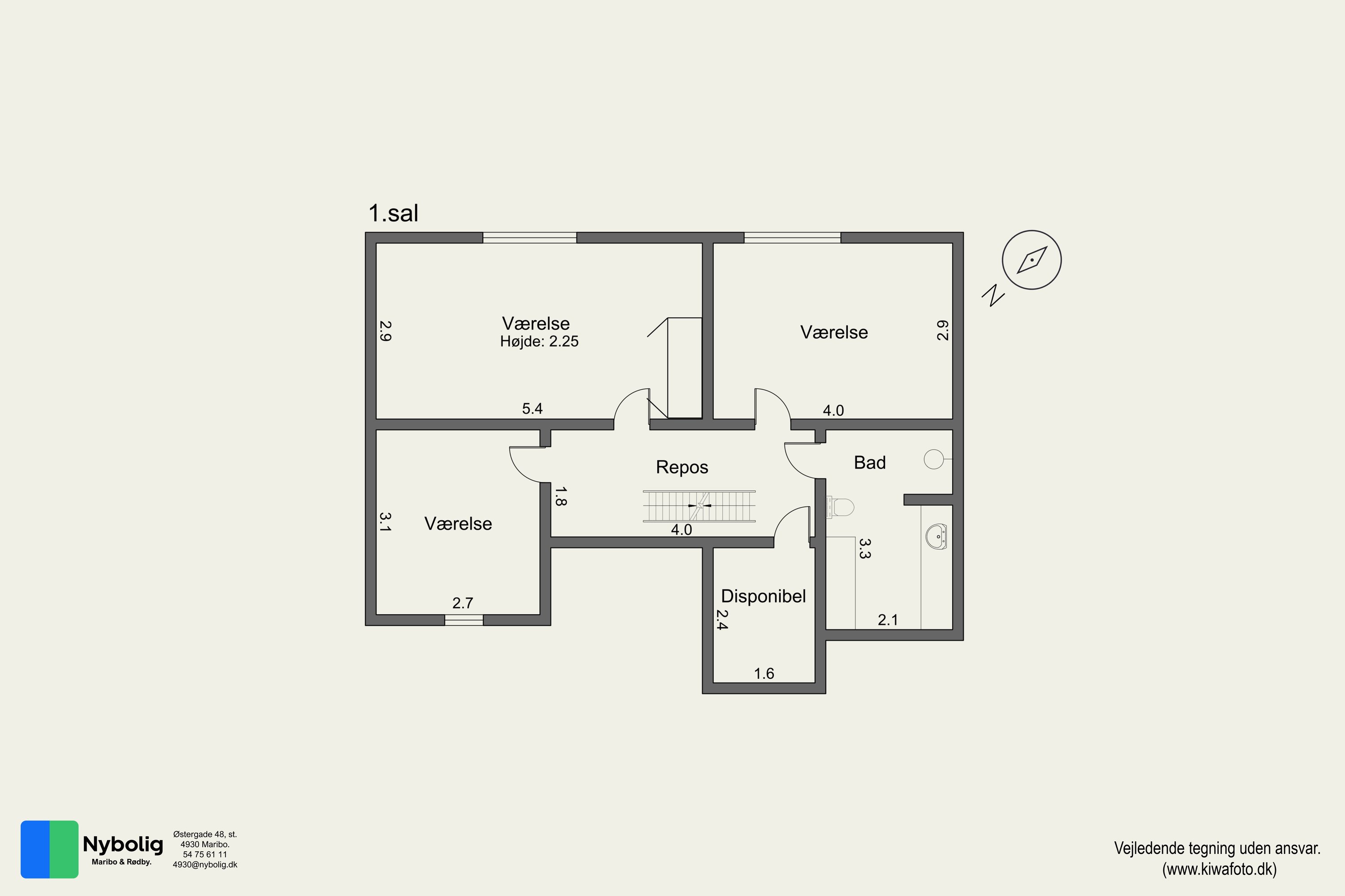 Plantegninger billede af Bispevænget 30, 4930 Maribo