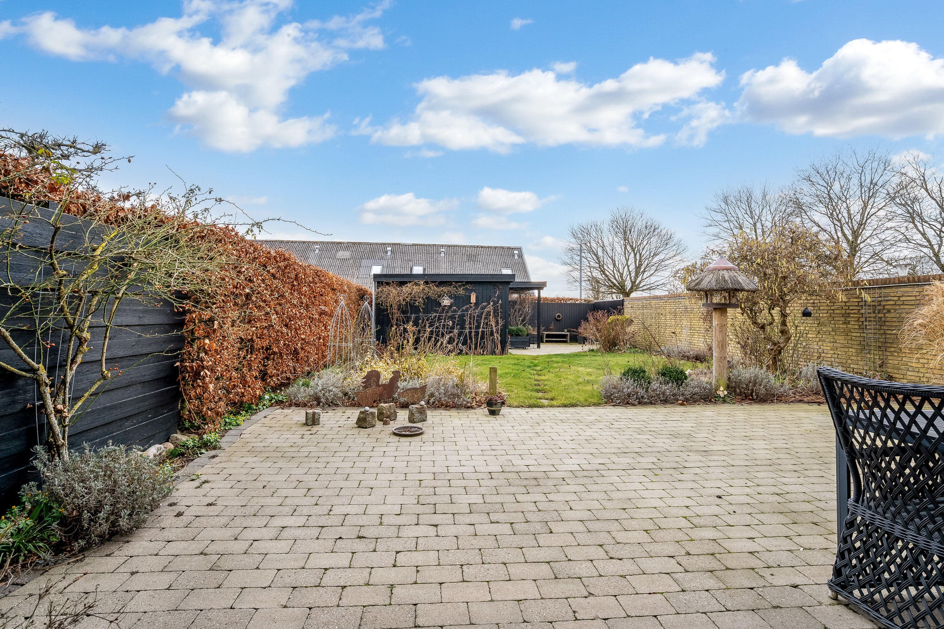 Fremhævet terrasse billede i fuldskærmstilstand. Billede af Bispevænget 30, 4930 Maribo