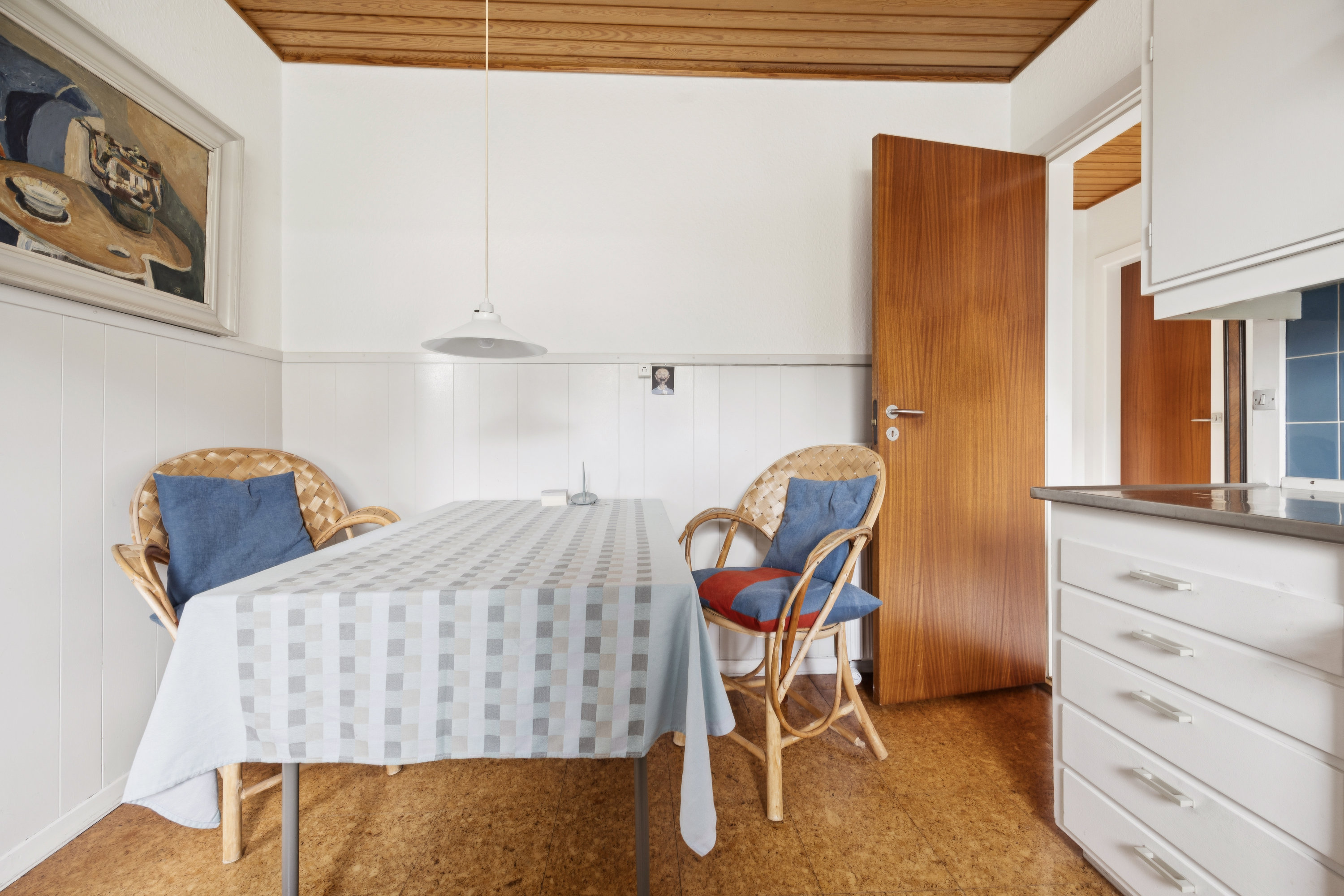 Fremhævet køkken billede i fuldskærmstilstand. Billede af Lindevang 7E, 9310 Vodskov