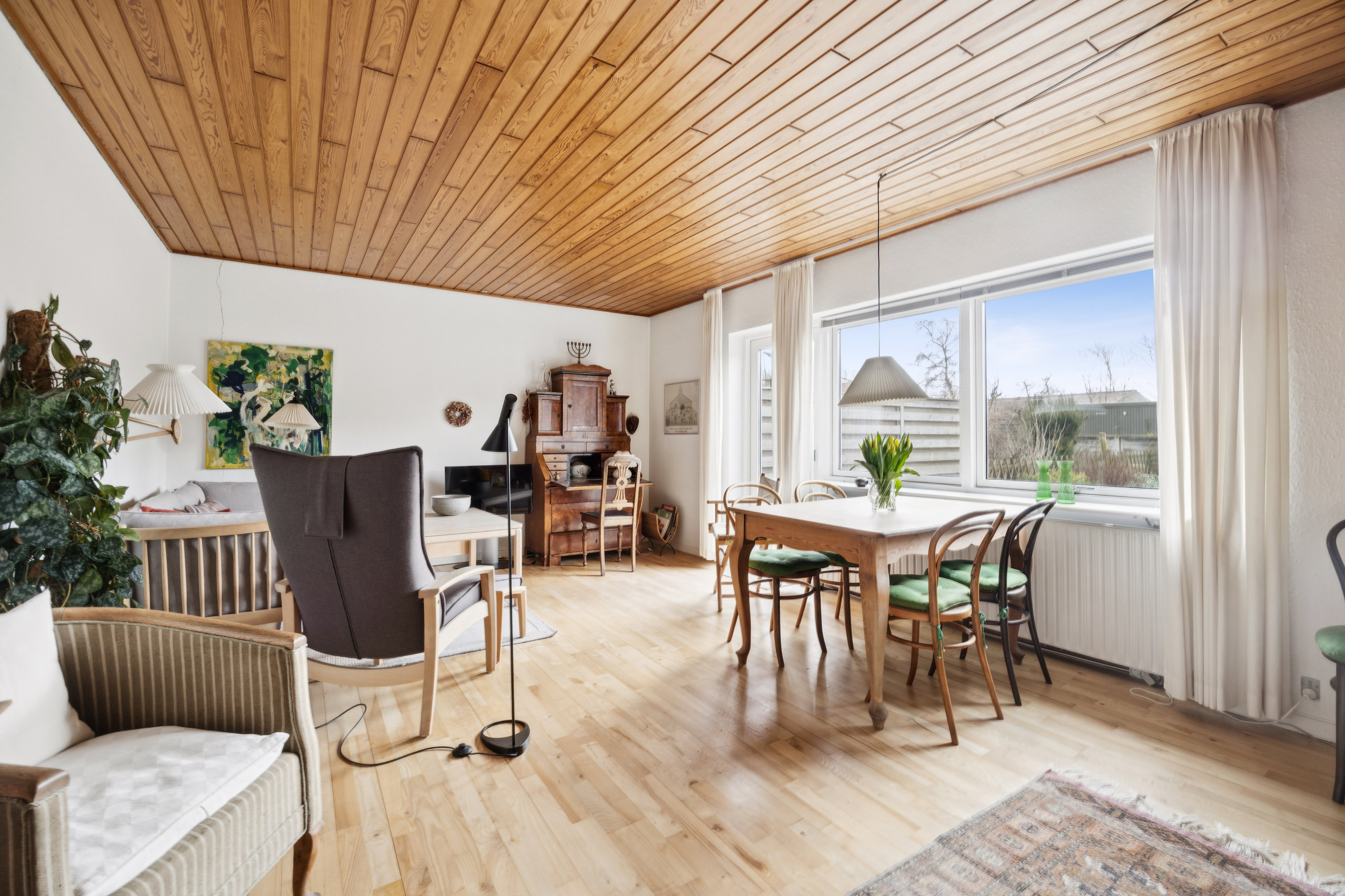 Fremhævet stue billede i fuldskærmstilstand. Billede af Lindevang 7E, 9310 Vodskov