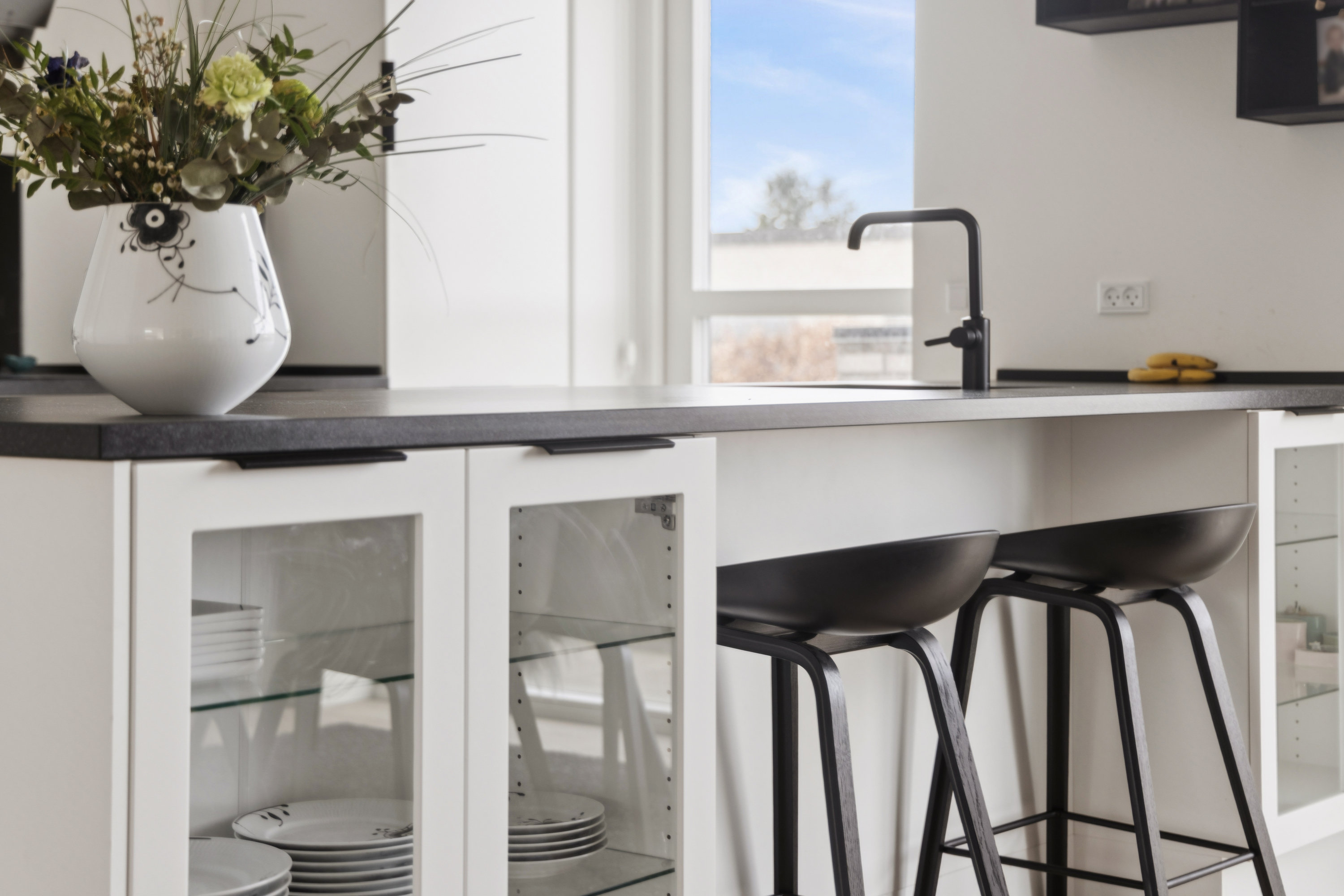 Fremhævet køkken billede i fuldskærmstilstand. Billede af Østermarken 219, 9320 Hjallerup