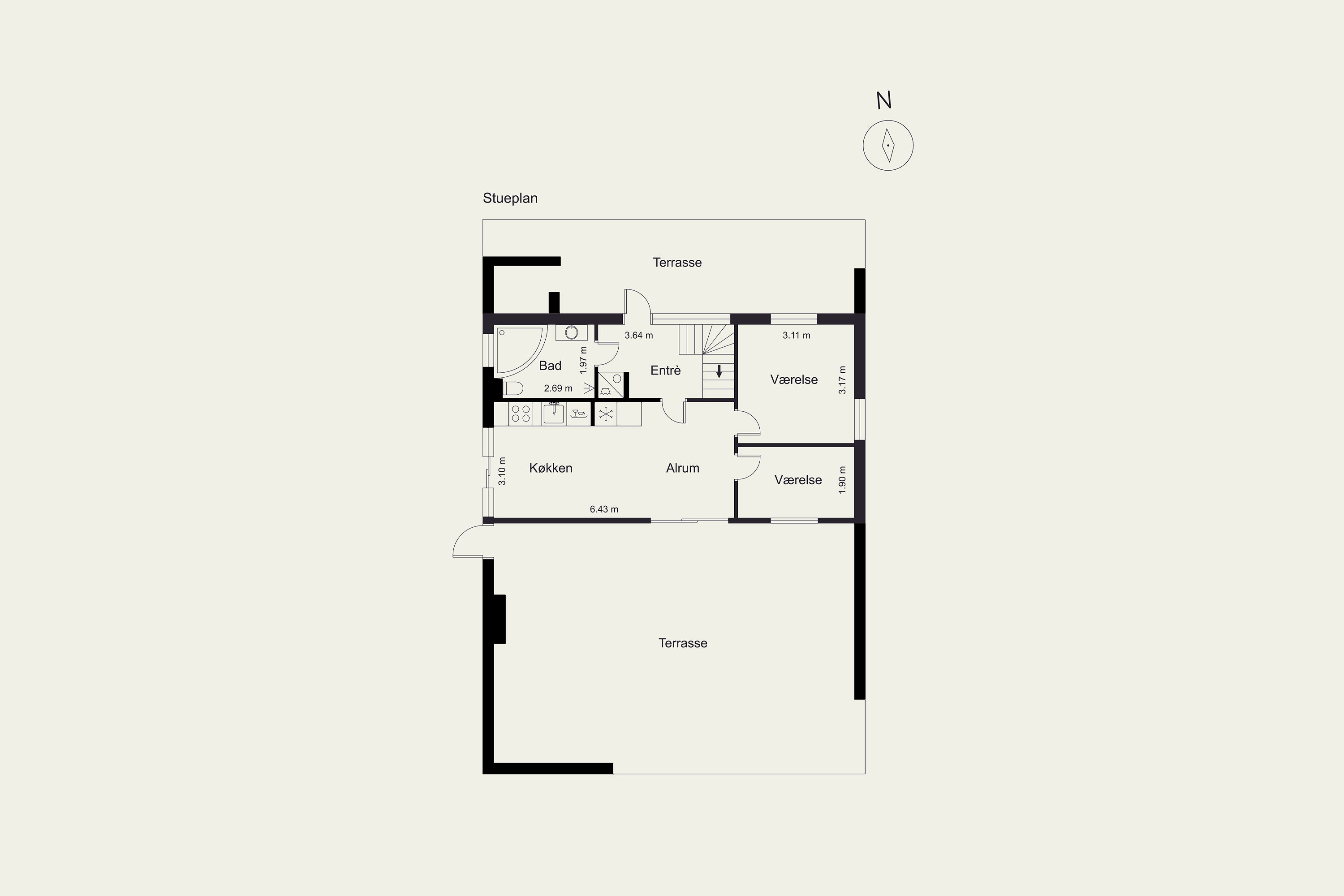Plantegninger billede af Ejnar Mikkelsensvej 18, Kongsmark, 6792 Rømø