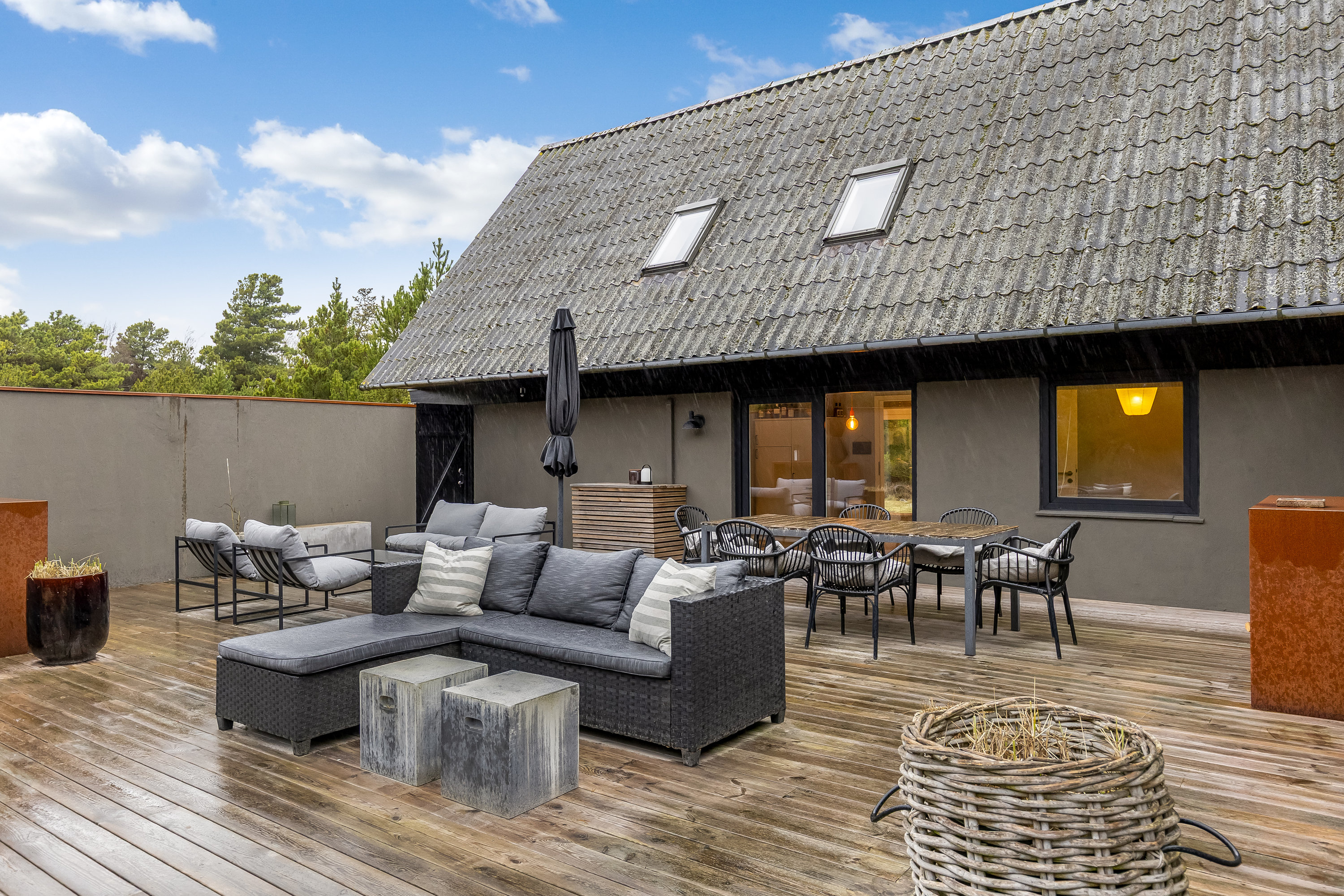 Fremhævet terrasse billede i fuldskærmstilstand. Billede af Ejnar Mikkelsensvej 18, Kongsmark, 6792 Rømø