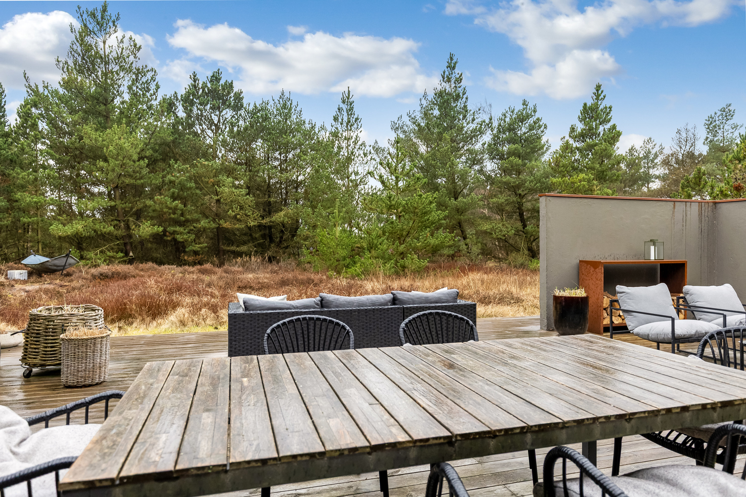 Fremhævet terrasse billede i fuldskærmstilstand. Billede af Ejnar Mikkelsensvej 18, Kongsmark, 6792 Rømø