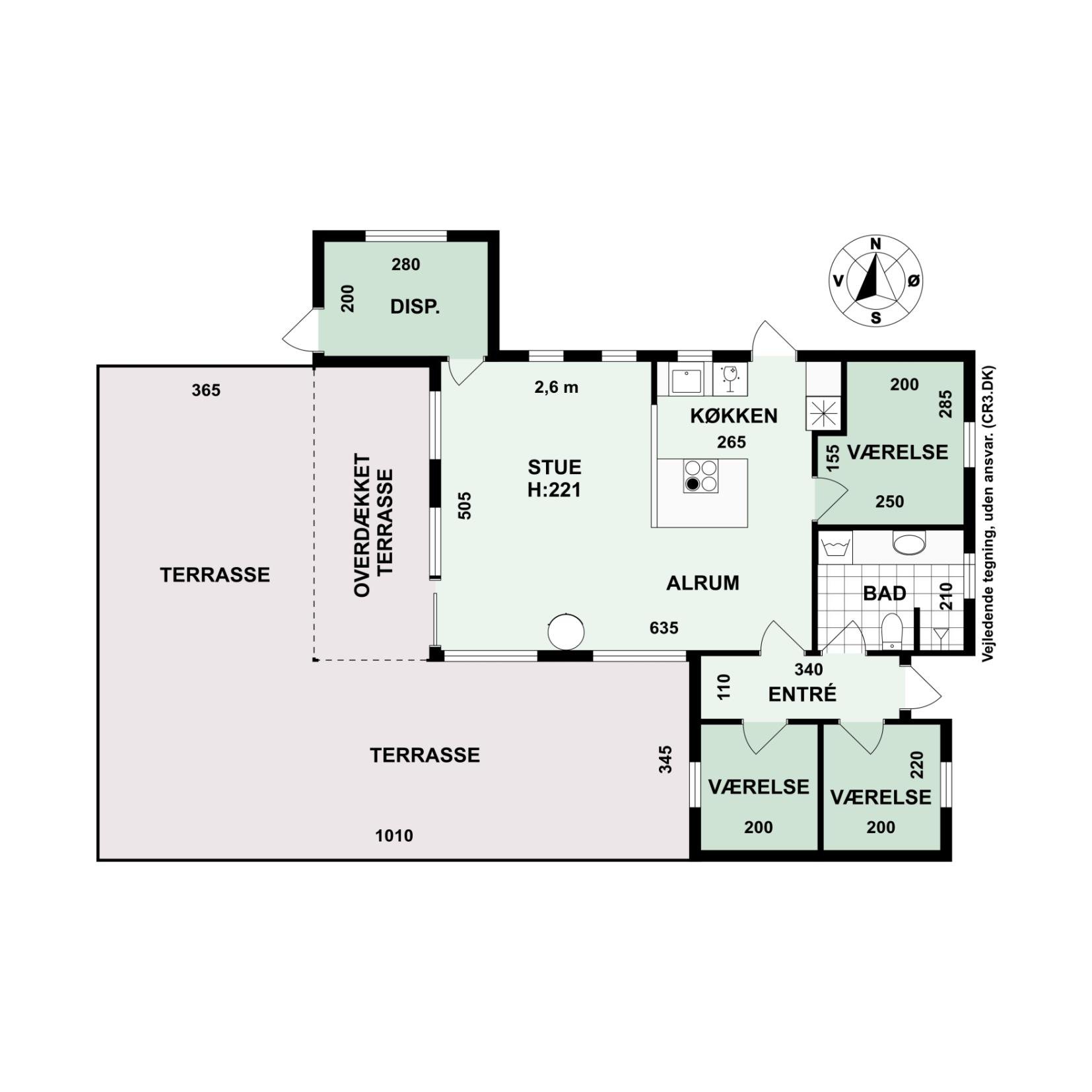 Plantegninger billede af Ledgårdsvej 12, 3100 Hornbæk