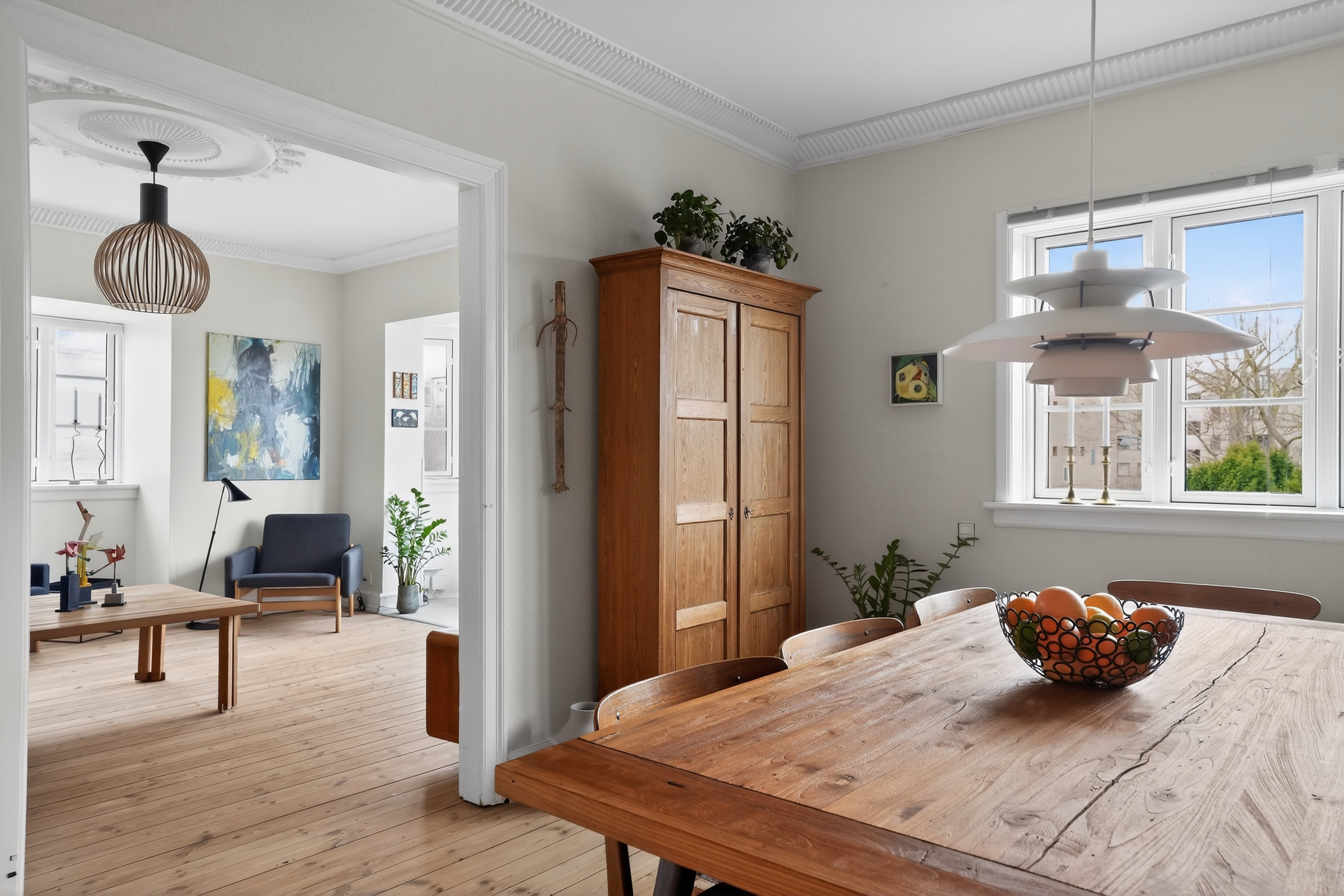 Fremhævet spisestue billede i fuldskærmstilstand. Billede af Vangedevej 207A, 1. + 2., 2870 Dyssegård