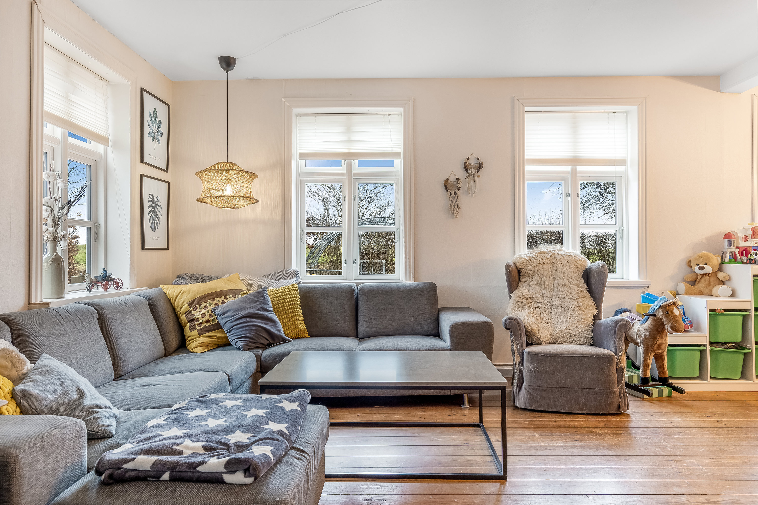 Fremhævet stue billede i fuldskærmstilstand. Billede af Visbjergvej 21, Visbjerg, 6240 Løgumkloster