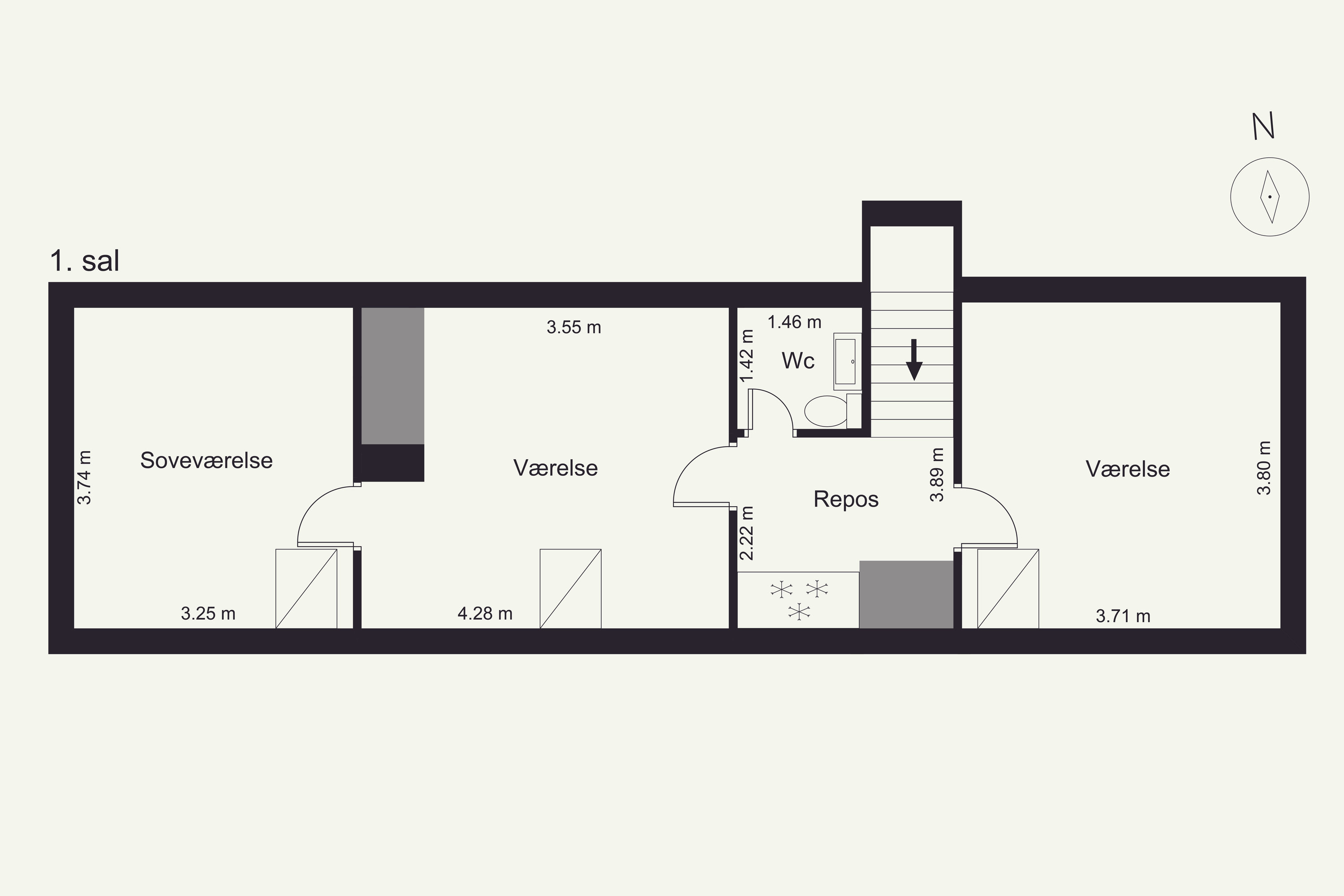 Plantegninger billede af Nørrehedevej 19, Østerby, 6280 Højer