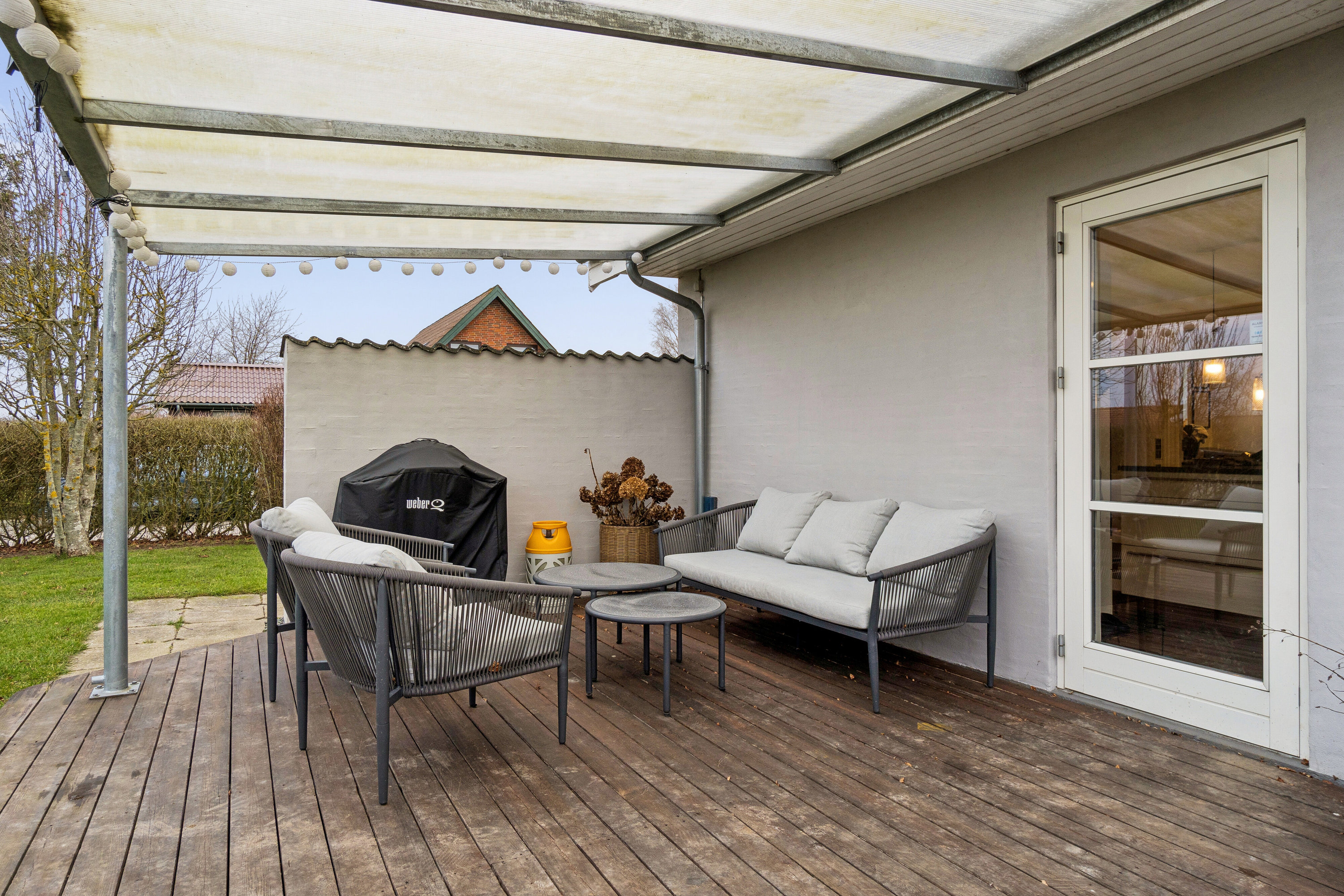 Fremhævet overdækket terrasse billede i fuldskærmstilstand. Billede af Egebjergvej 104, Sørbymagle, 4200 Slagelse