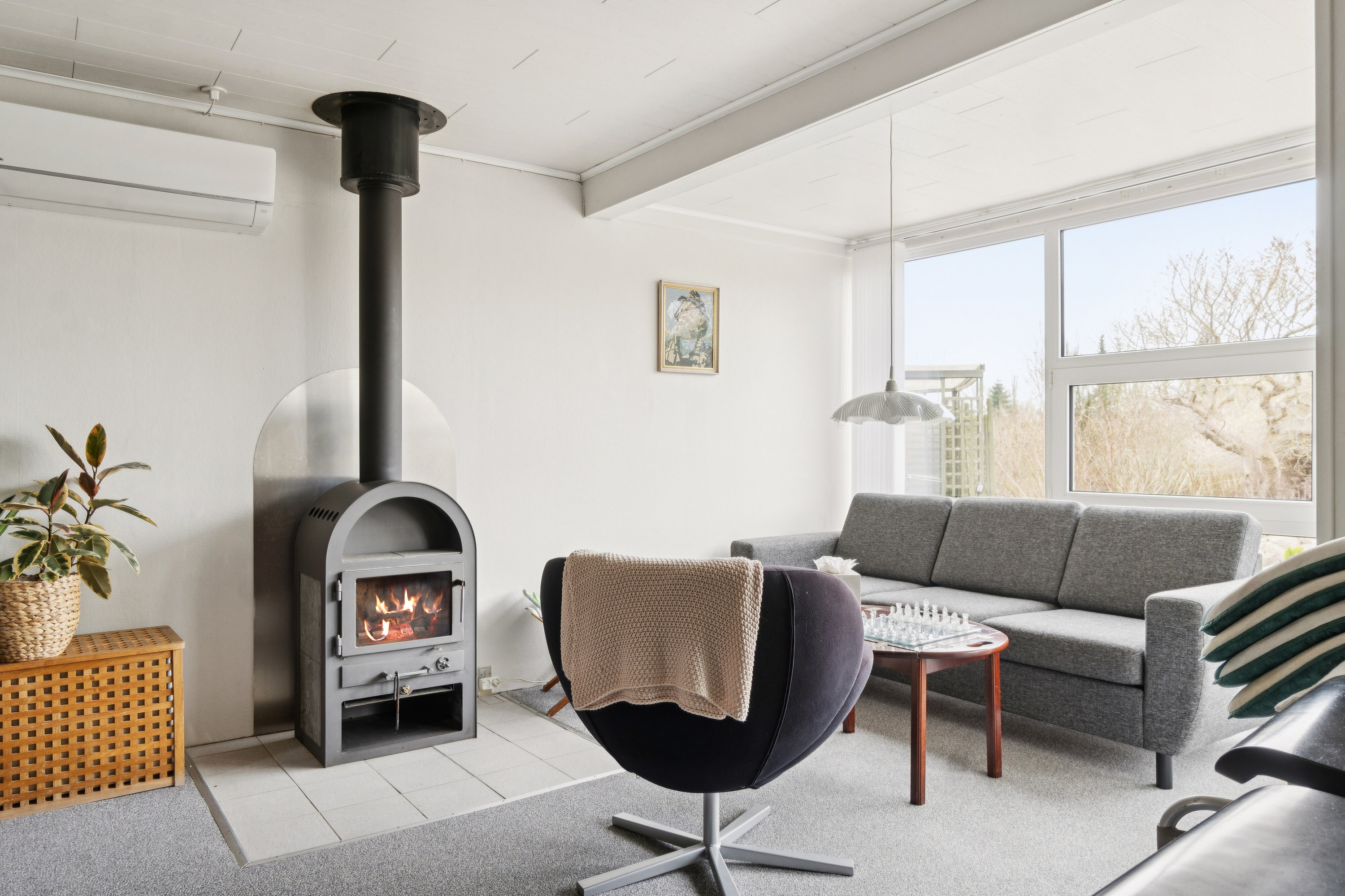 Fremhævet stue billede i fuldskærmstilstand. Billede af Orhøjvej 10, Næsby Strand, 4200 Slagelse