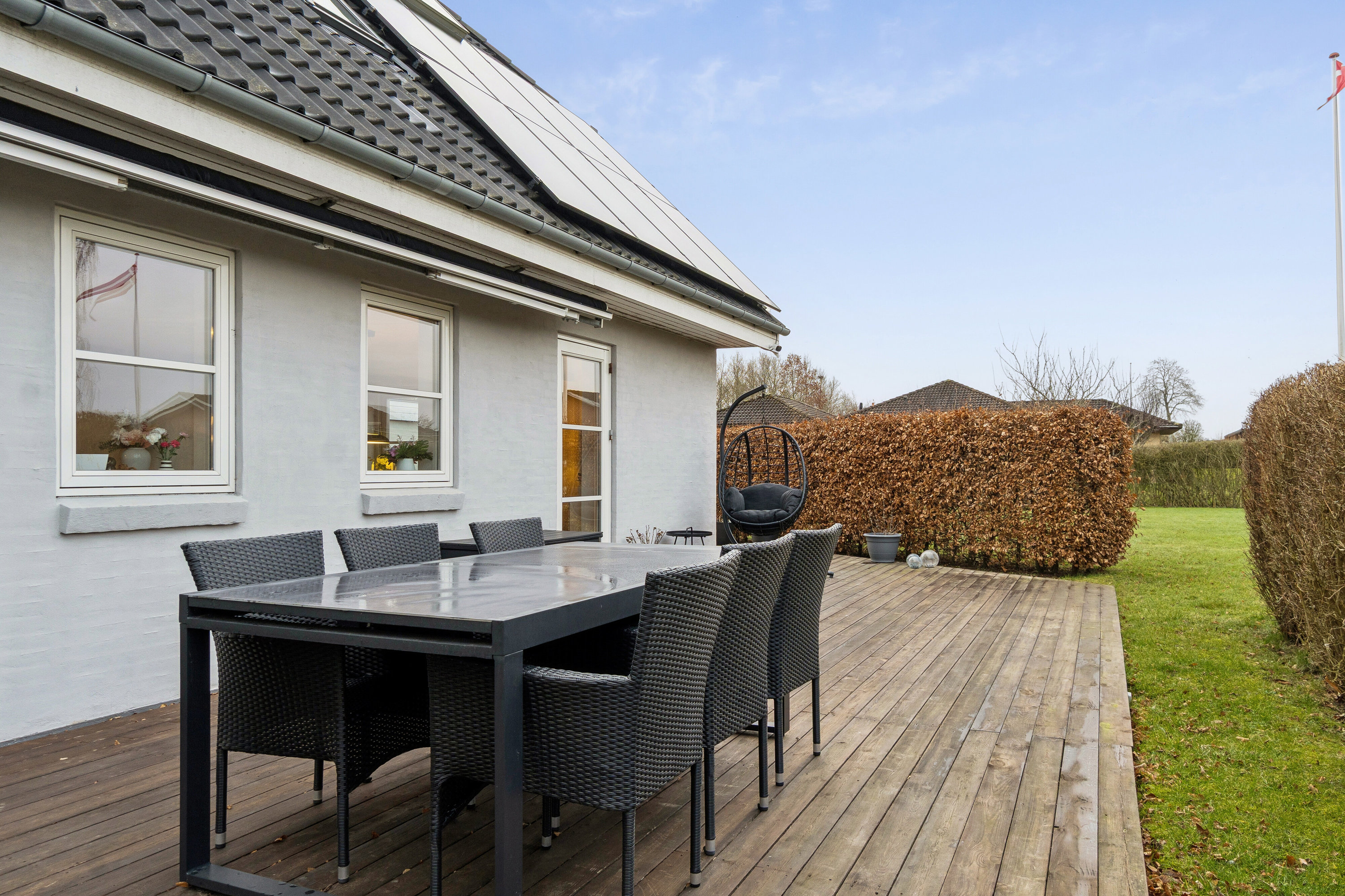 Fremhævet terrasse billede i fuldskærmstilstand. Billede af Egebjergvej 104, Sørbymagle, 4200 Slagelse