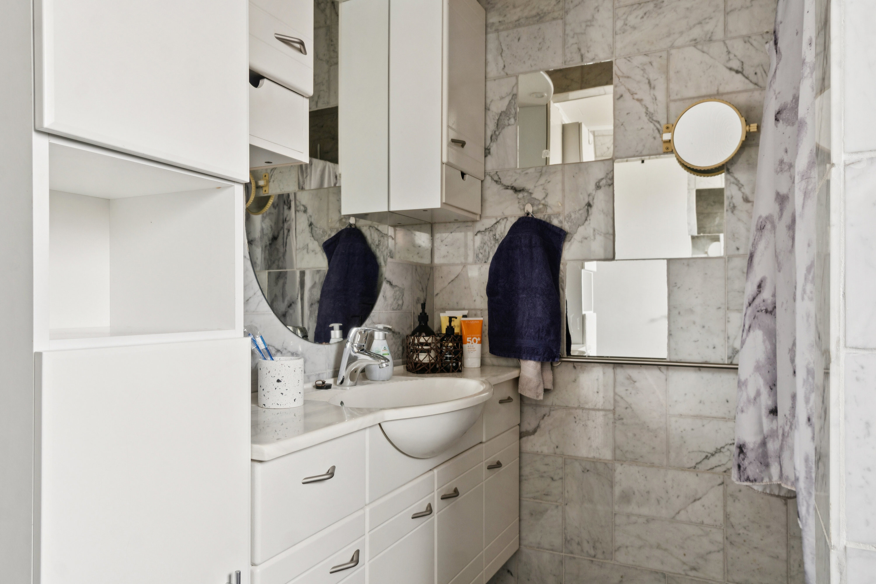 Fremhævet badeværelse billede i fuldskærmstilstand. Billede af Orhøjvej 10, Næsby Strand, 4200 Slagelse