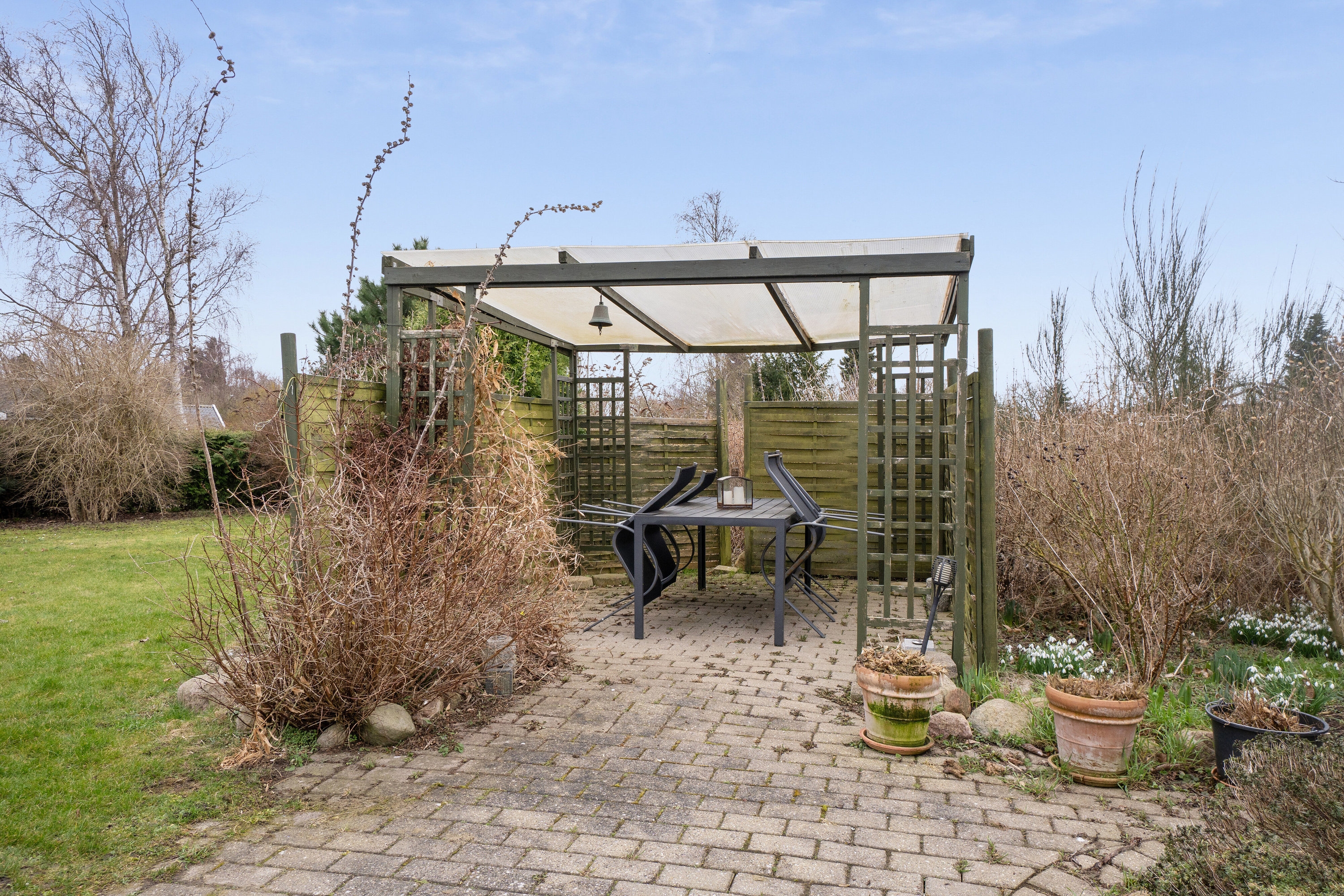 Fremhævet overdækket terrasse billede i fuldskærmstilstand. Billede af Orhøjvej 10, Næsby Strand, 4200 Slagelse