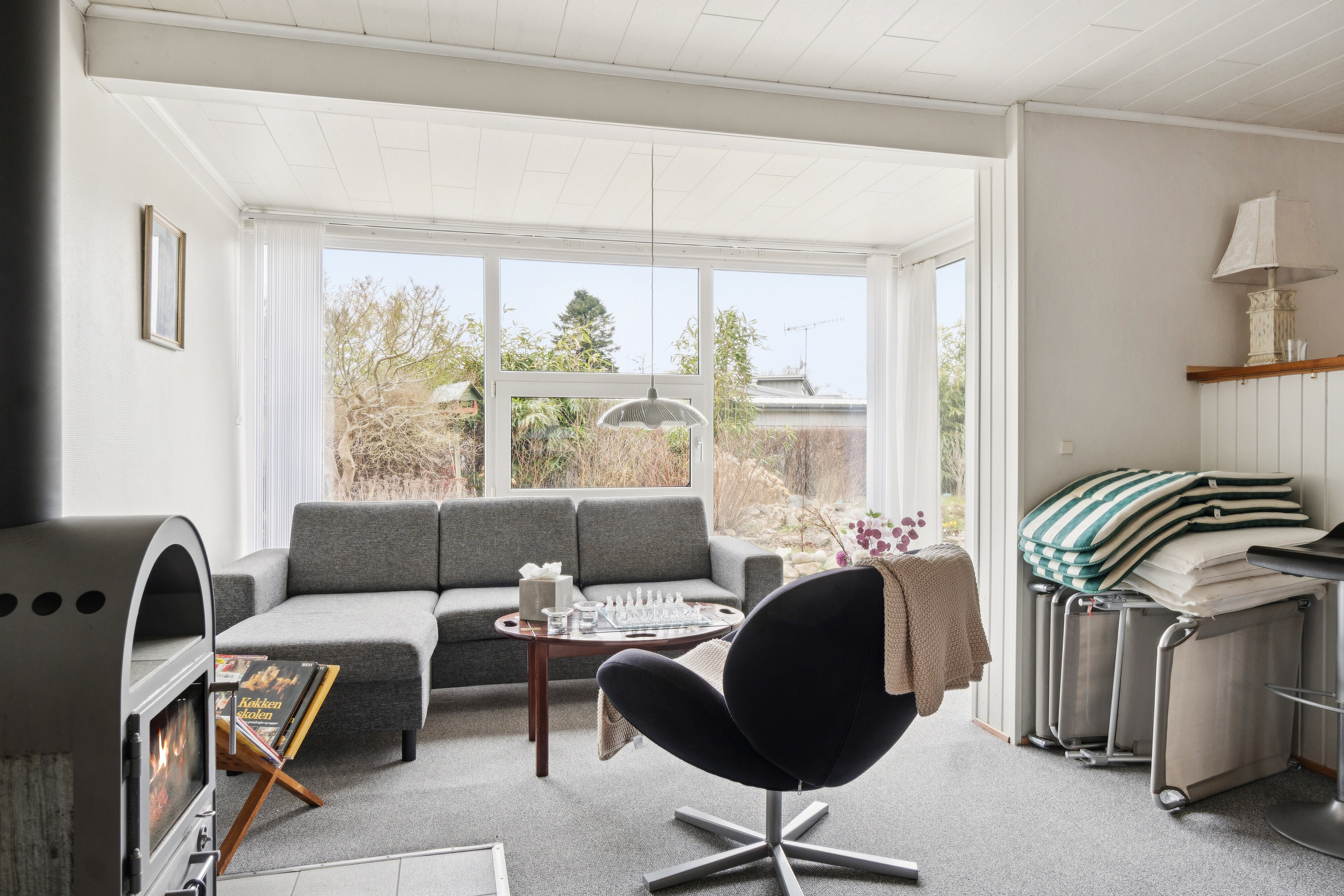 Fremhævet stue billede i fuldskærmstilstand. Billede af Orhøjvej 10, Næsby Strand, 4200 Slagelse