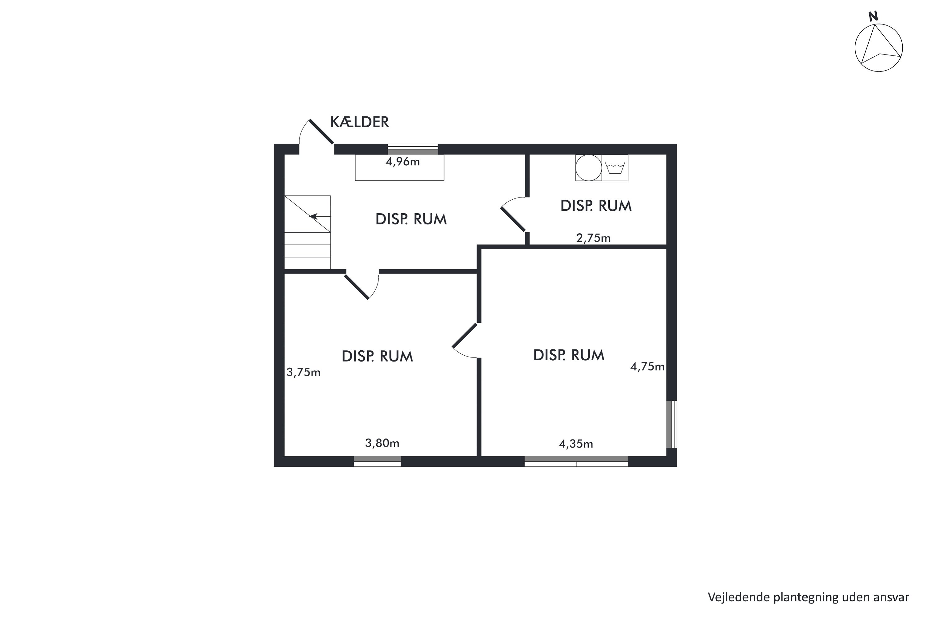 Plantegninger billede af Bistrupvej 12, 9800 Hjørring