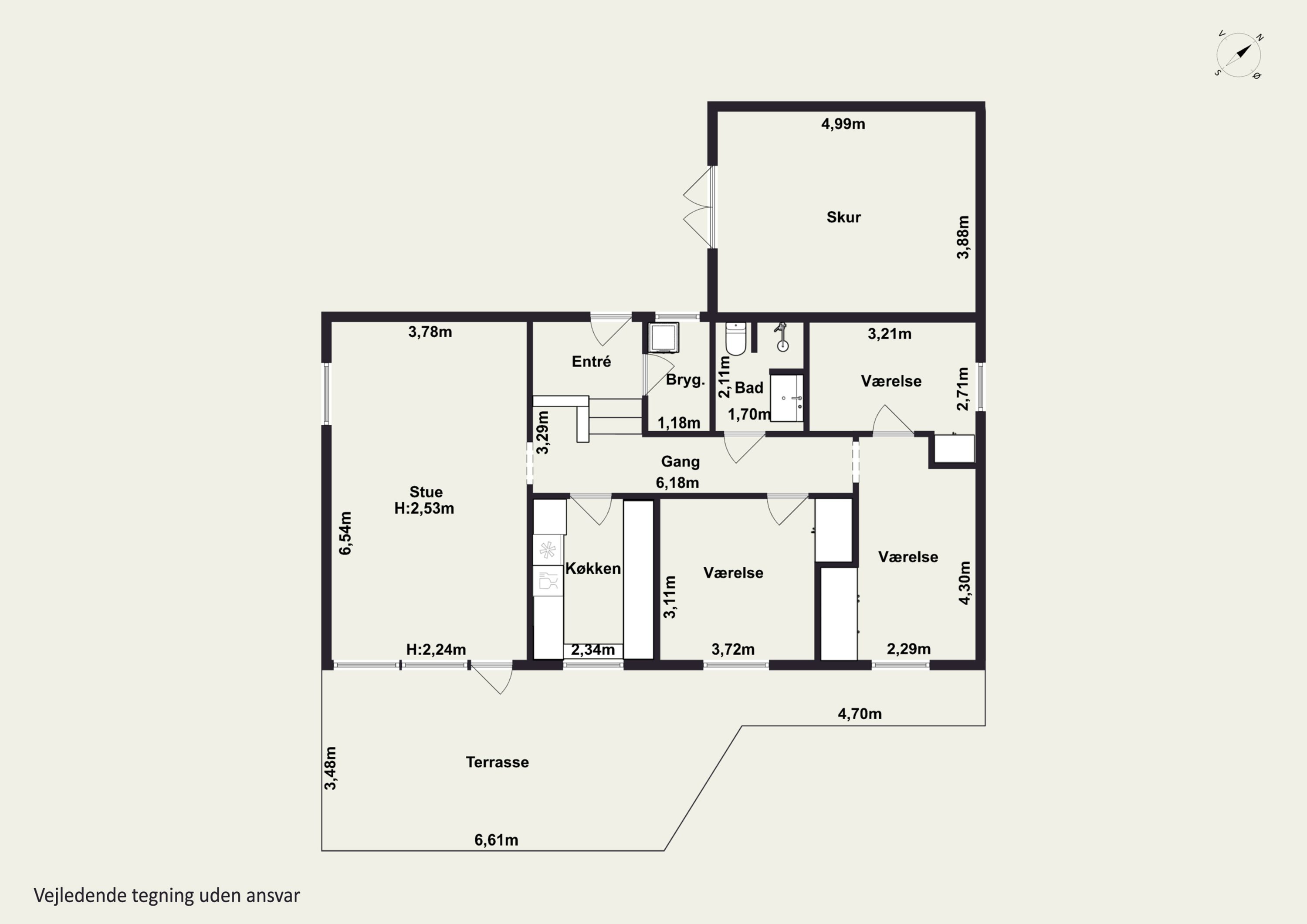 Plantegninger billede af Fasanvej 18, 5863 Ferritslev Fyn