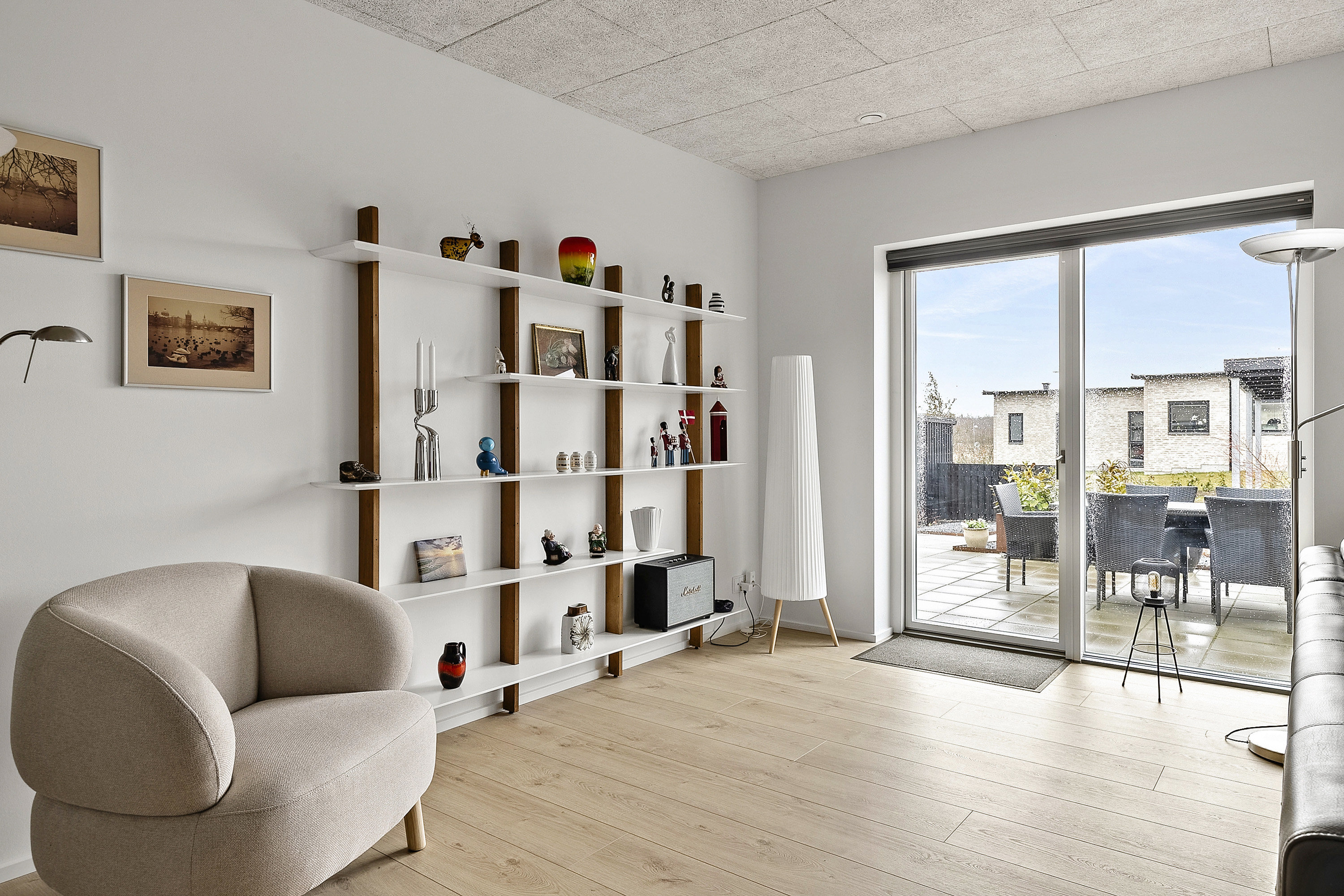 Fremhævet stue billede i fuldskærmstilstand. Billede af Glentehøjen 4, Gram, 8660 Skanderborg