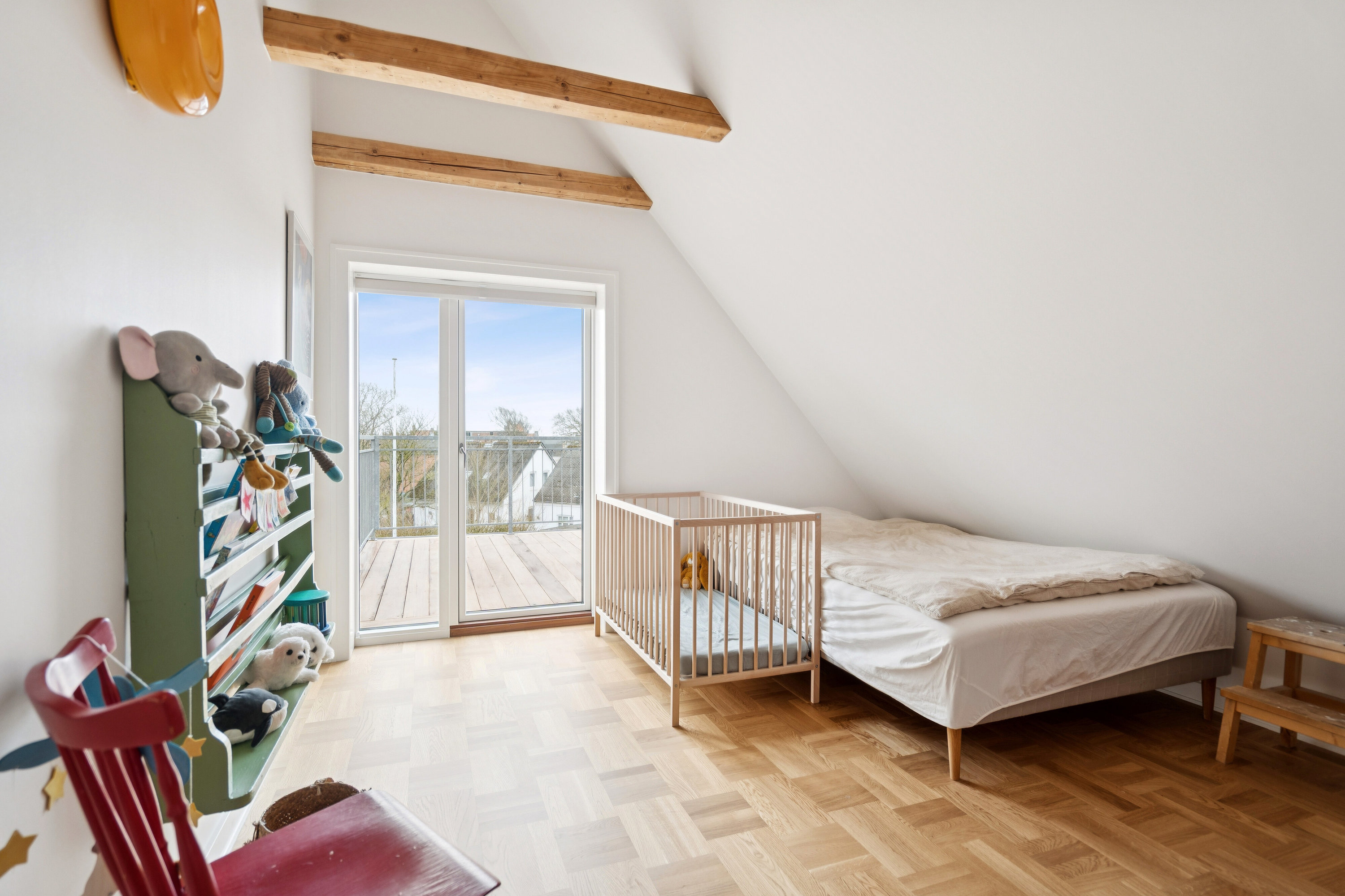 Fremhævet børneværelse billede i fuldskærmstilstand. Billede af Græsvangen 3, 9800 Hjørring