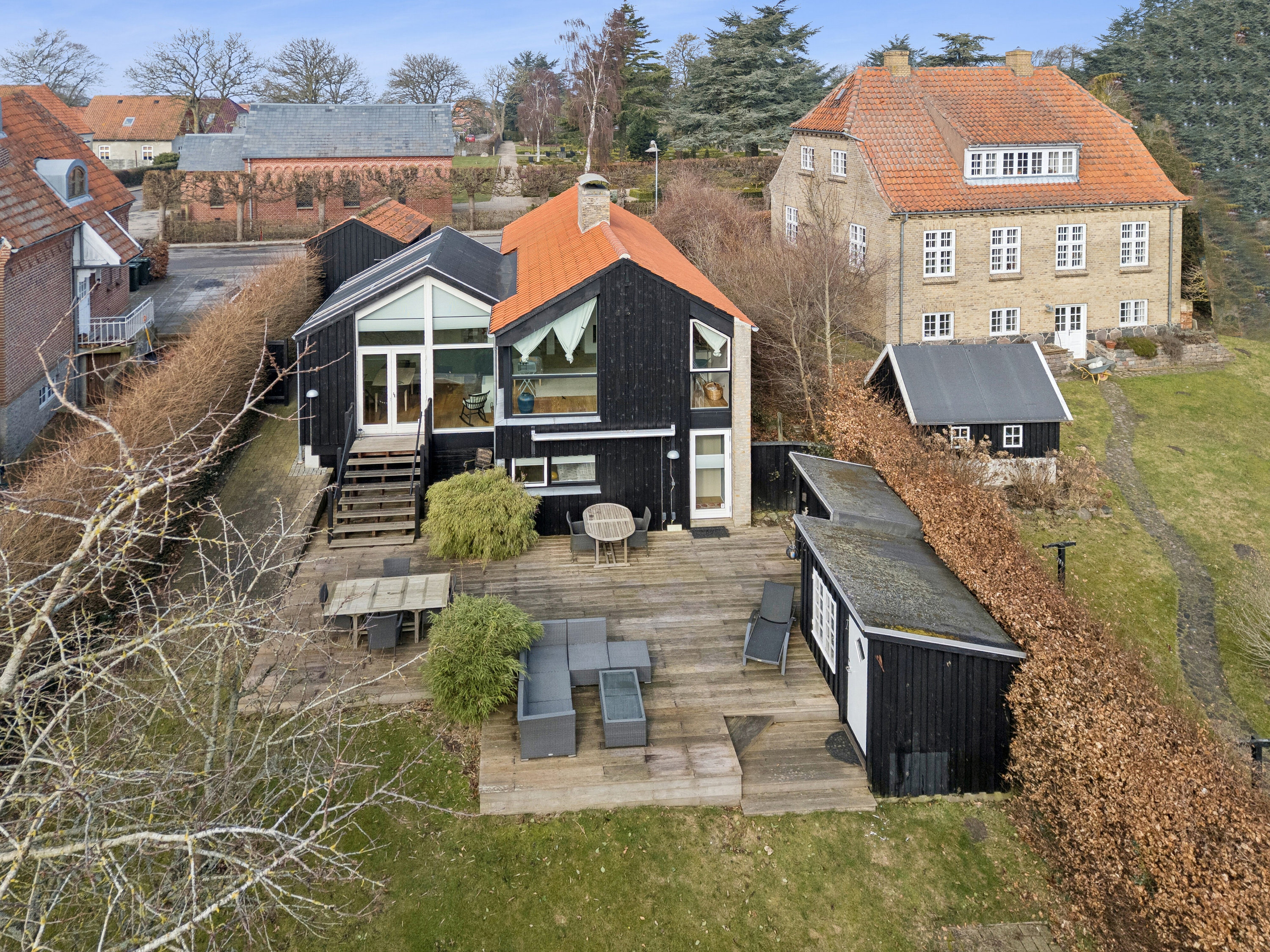 Fremhævet luftfoto billede i fuldskærmstilstand. Billede af Rue 37A, 5900 Rudkøbing