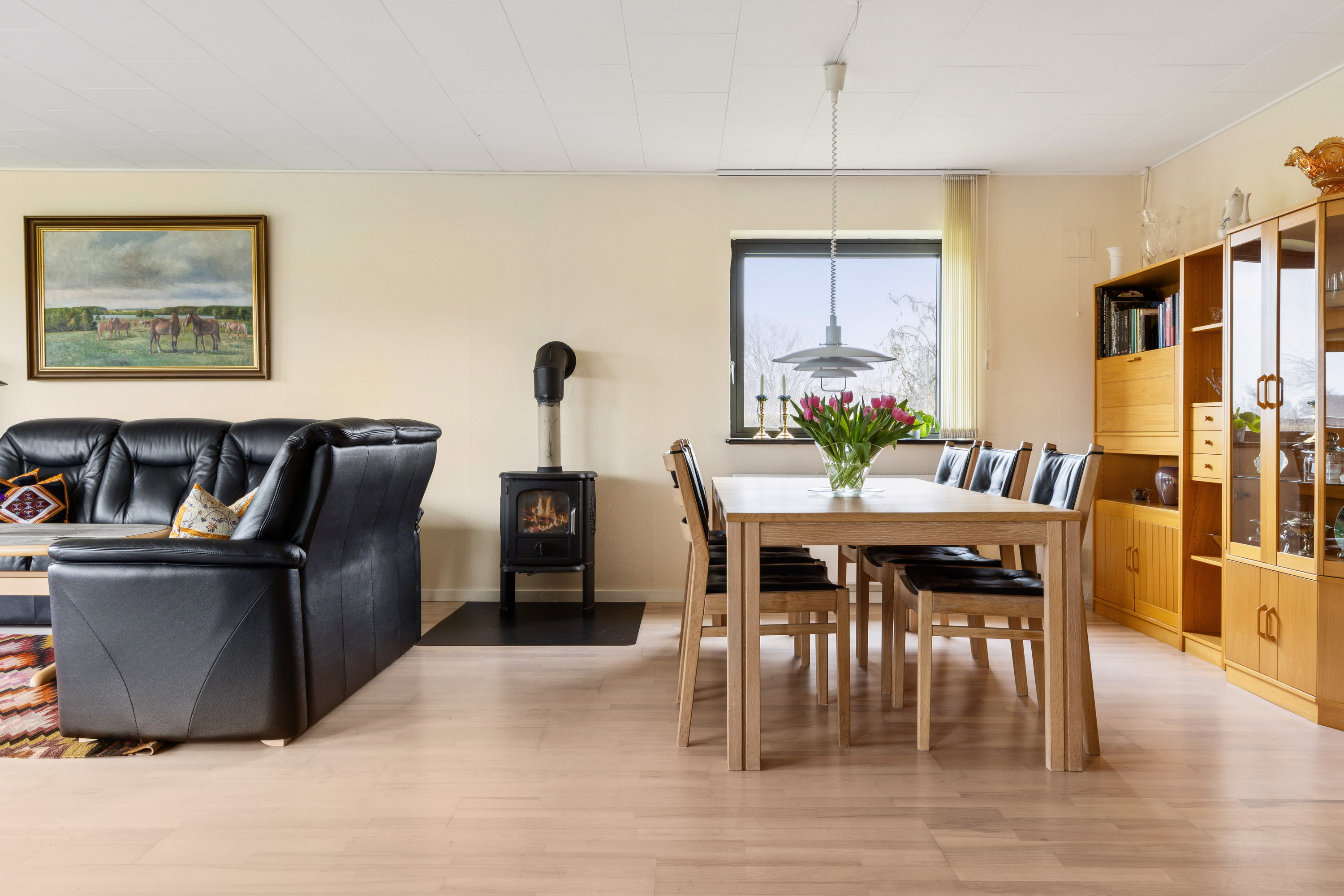 Fremhævet stue billede i fuldskærmstilstand. Billede af Solbakkevej 2, 4520 Svinninge