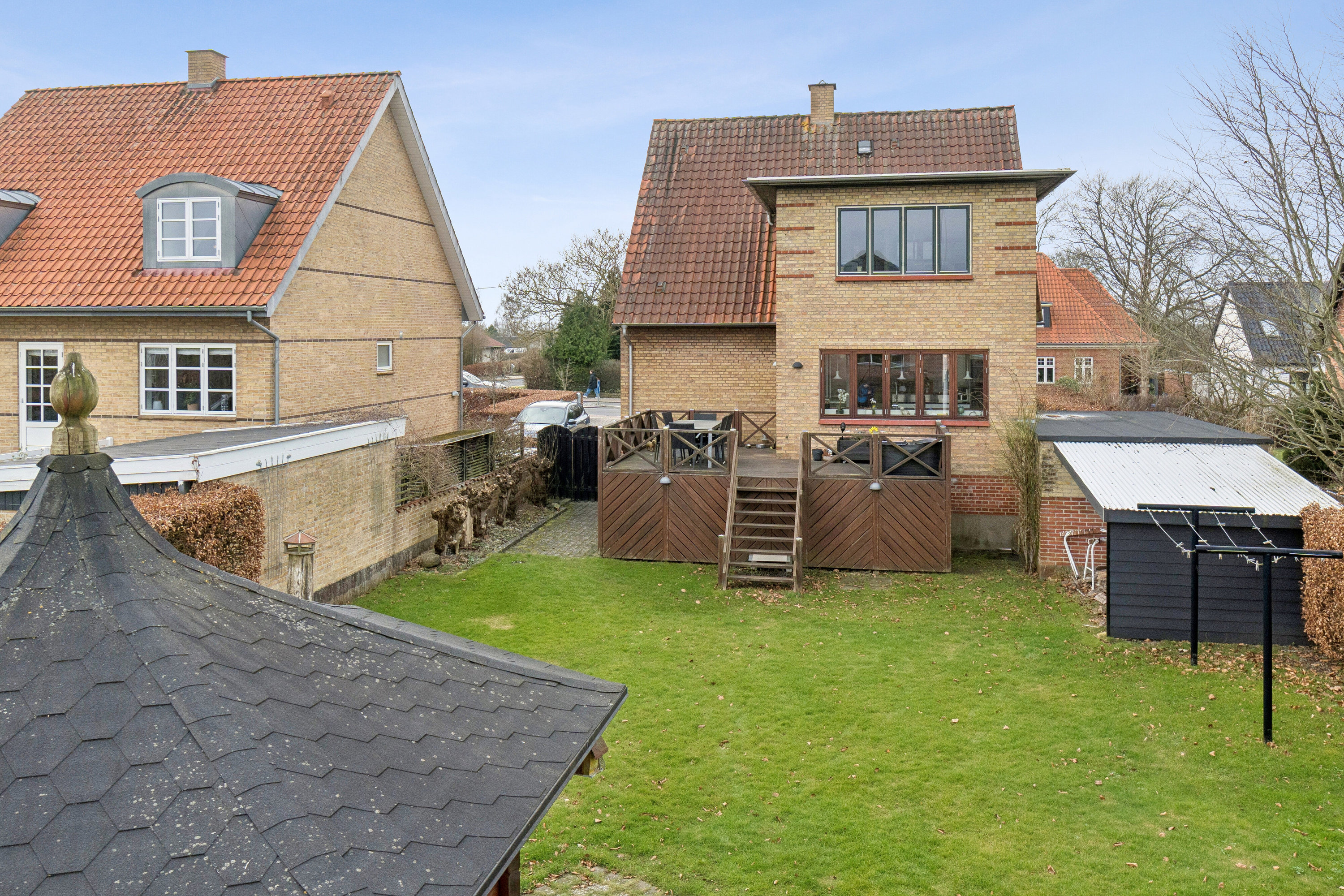 Fremhævet set fra haven billede i fuldskærmstilstand. Billede af Svendborgvej 12, 5750 Ringe