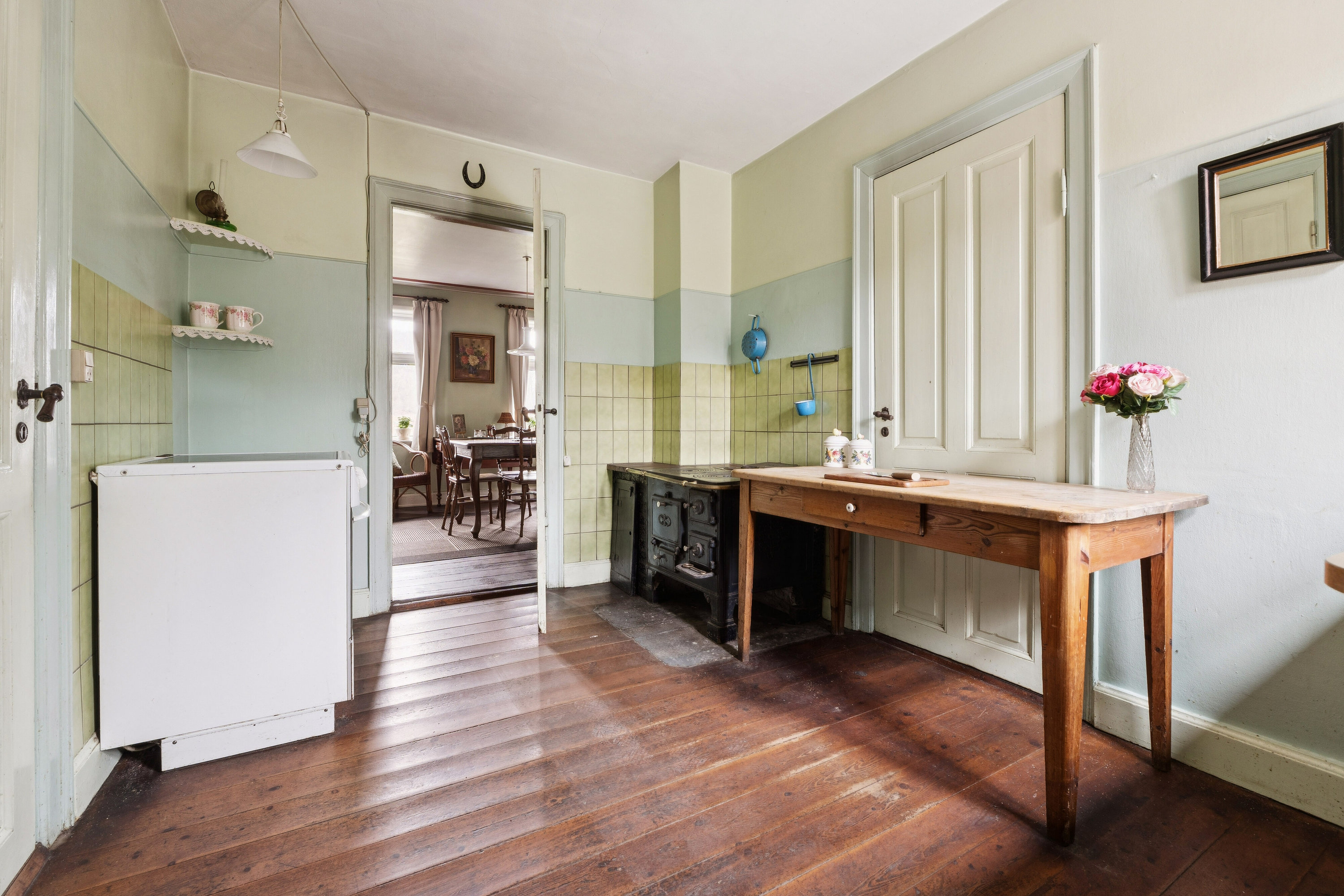 Fremhævet køkken billede i fuldskærmstilstand. Billede af Vesterhusevej 7, Vesterhuse, 5953 Tranekær