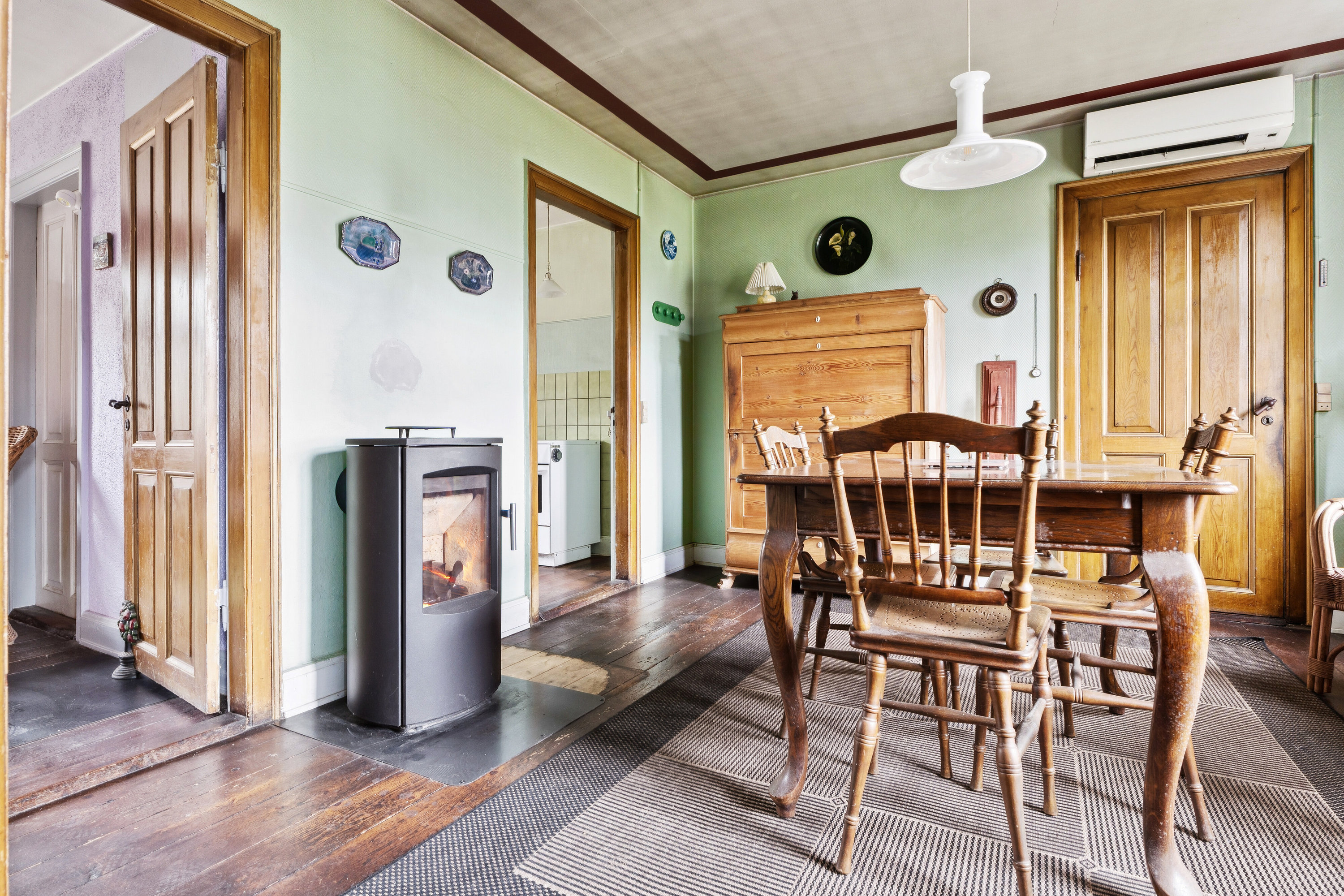 Fremhævet spisestue billede i fuldskærmstilstand. Billede af Vesterhusevej 7, Vesterhuse, 5953 Tranekær