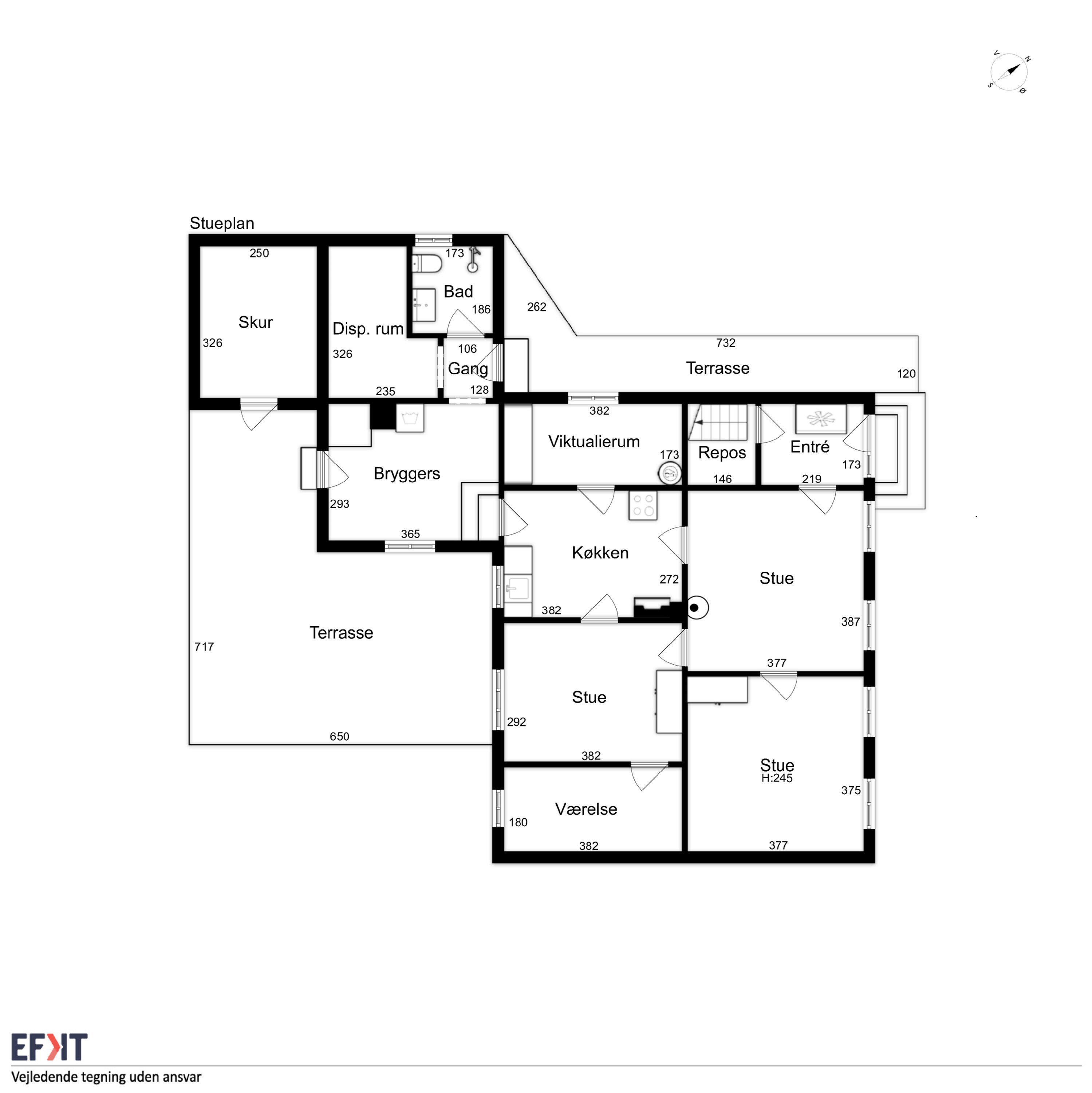 Plantegninger billede af Vesterhusevej 7, Vesterhuse, 5953 Tranekær