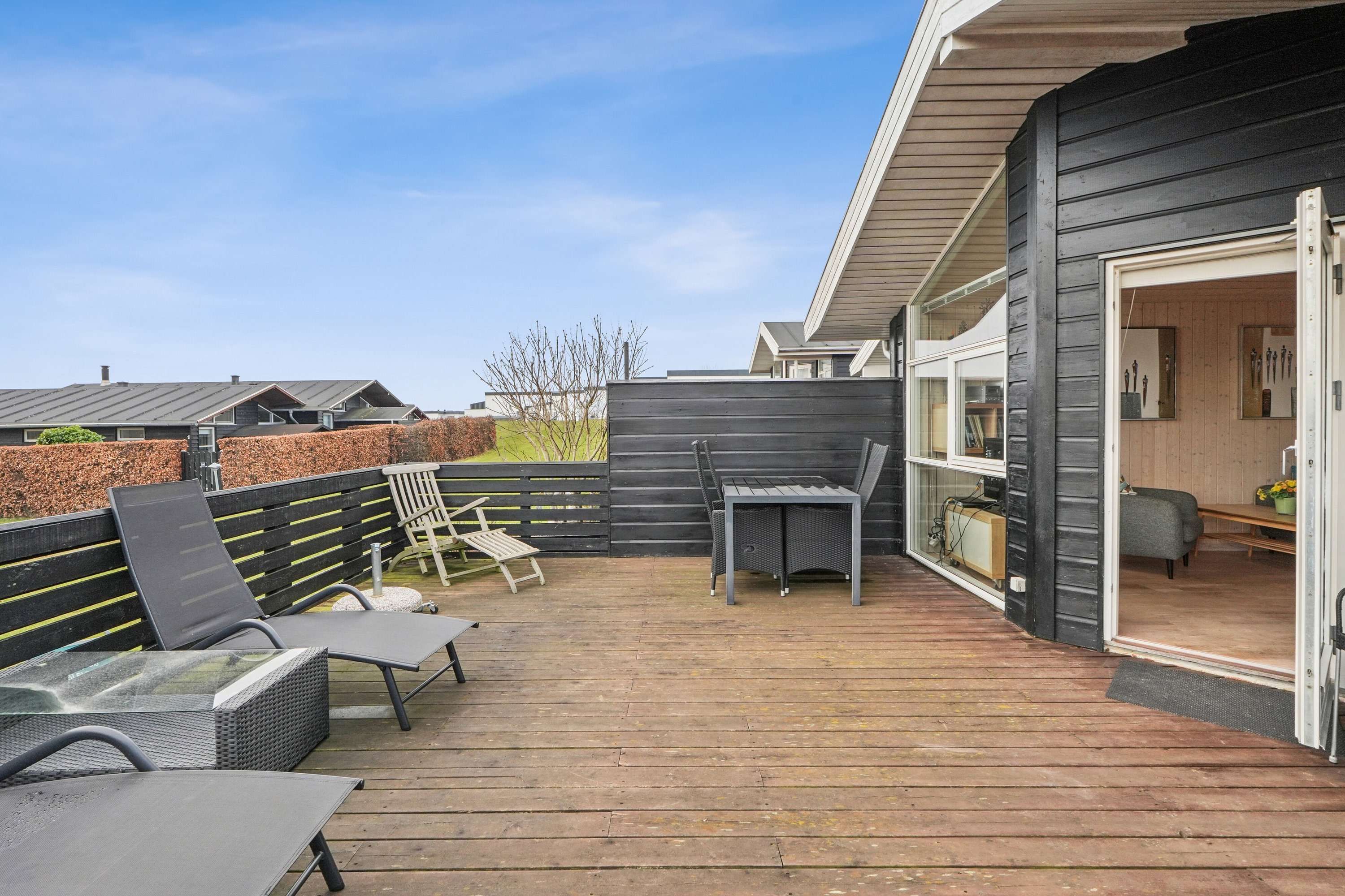 Fremhævet terrasse billede i fuldskærmstilstand. Billede af Dageløkke Marina 4H, Dageløkke, 5953 Tranekær