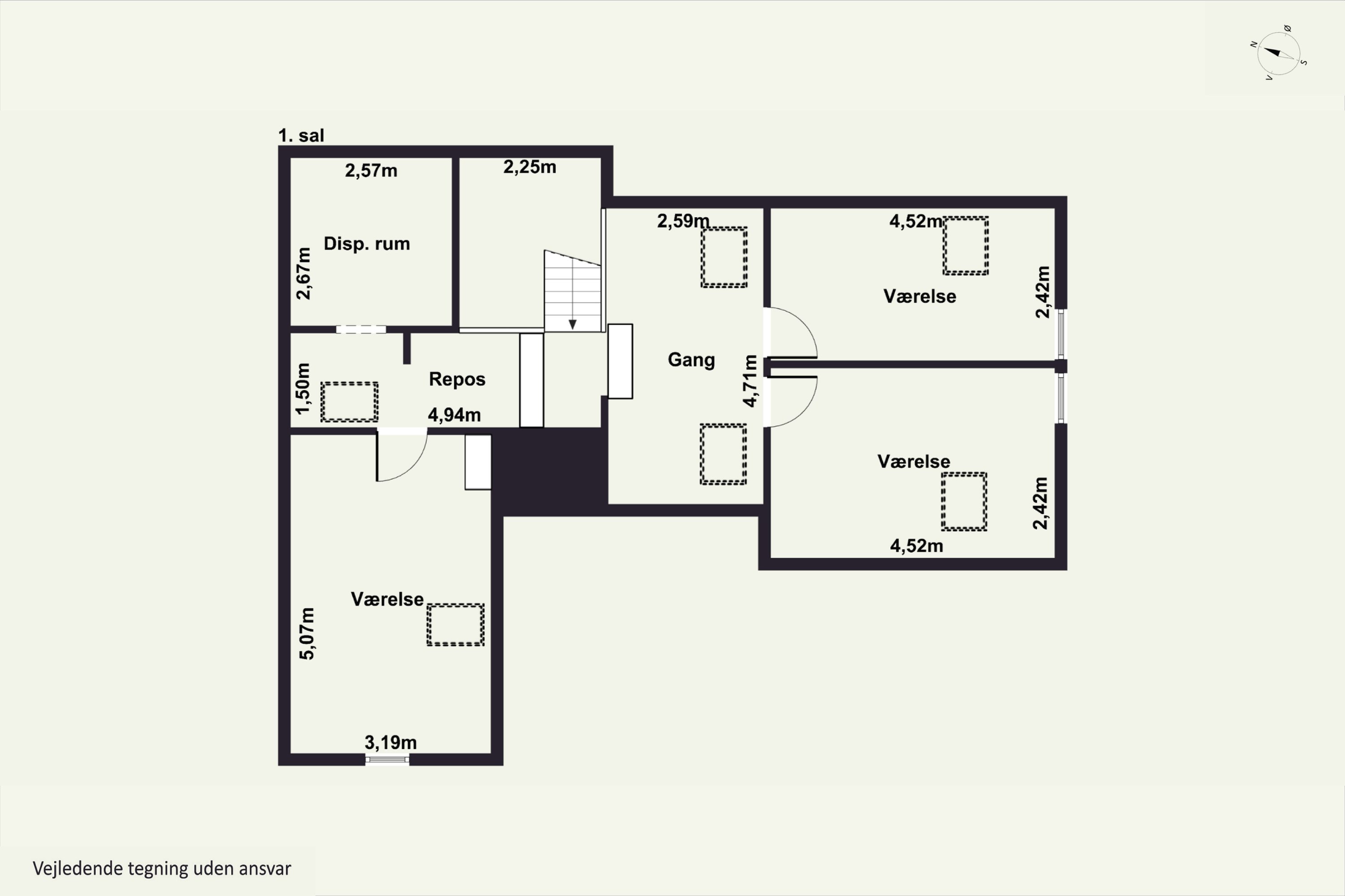Plantegninger billede af Kløverdalen 3, 4000 Roskilde