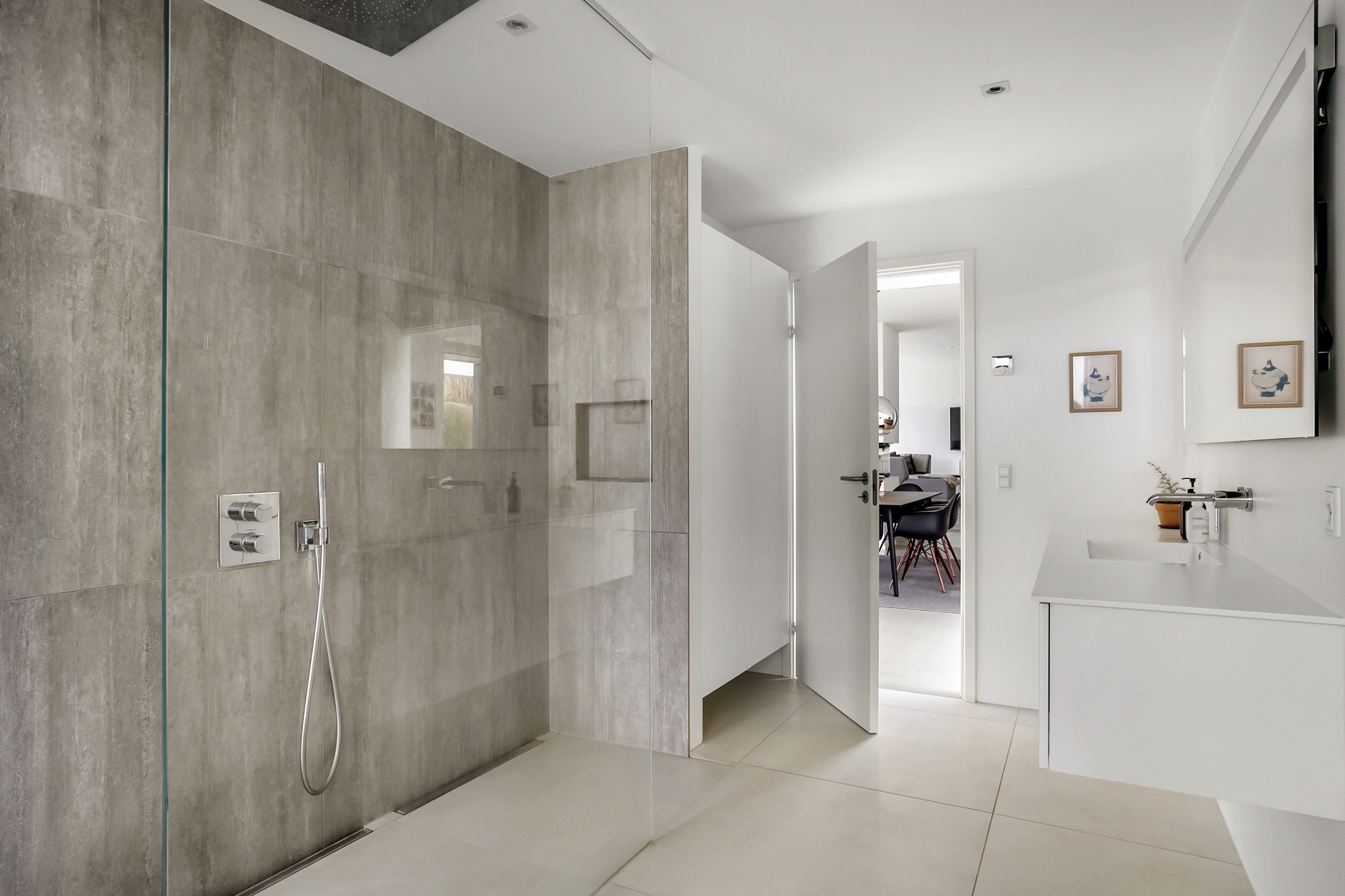 Fremhævet badeværelse billede i fuldskærmstilstand. Billede af Mimersvej 12, 6100 Haderslev