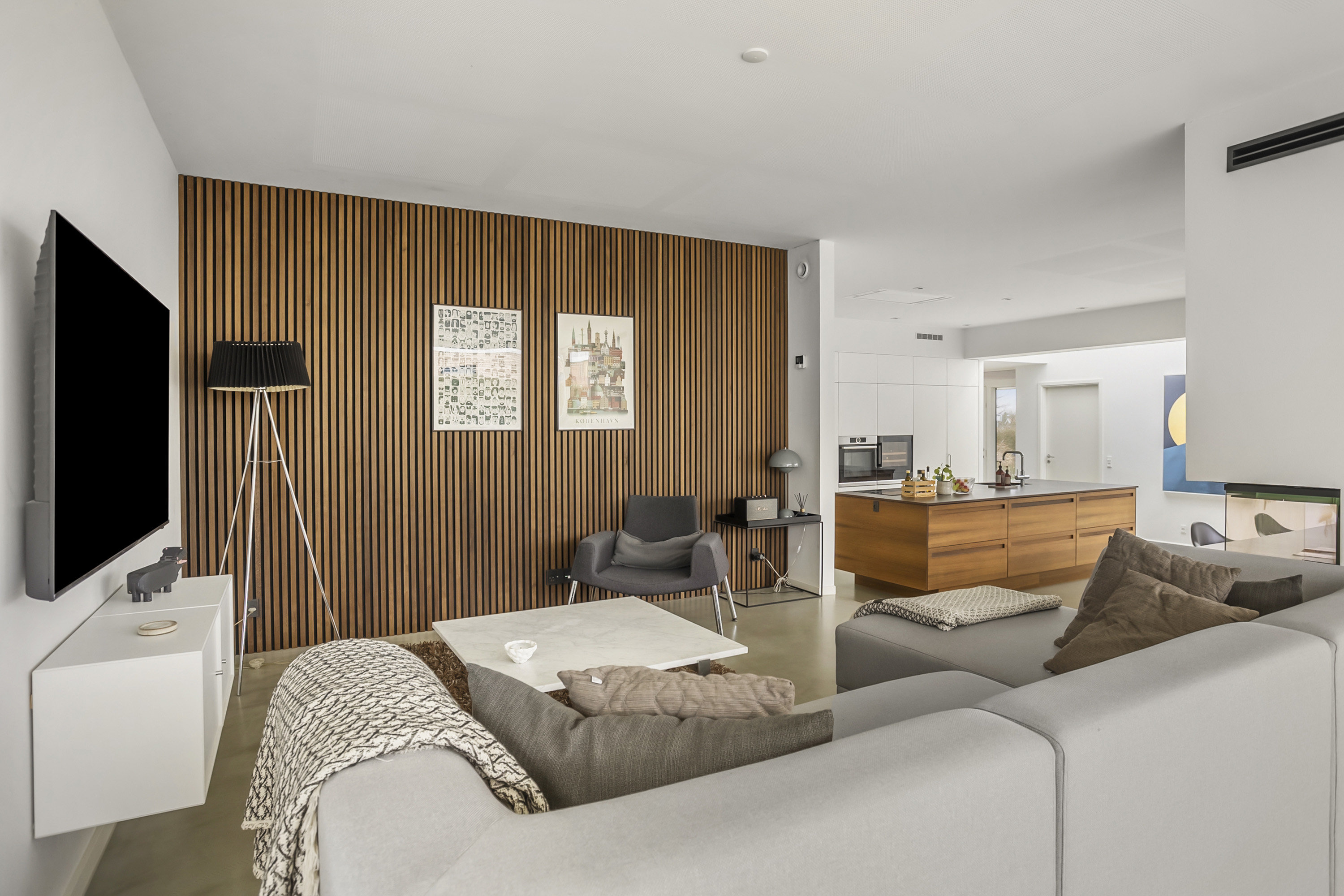 Fremhævet stue billede i fuldskærmstilstand. Billede af Mimersvej 12, 6100 Haderslev