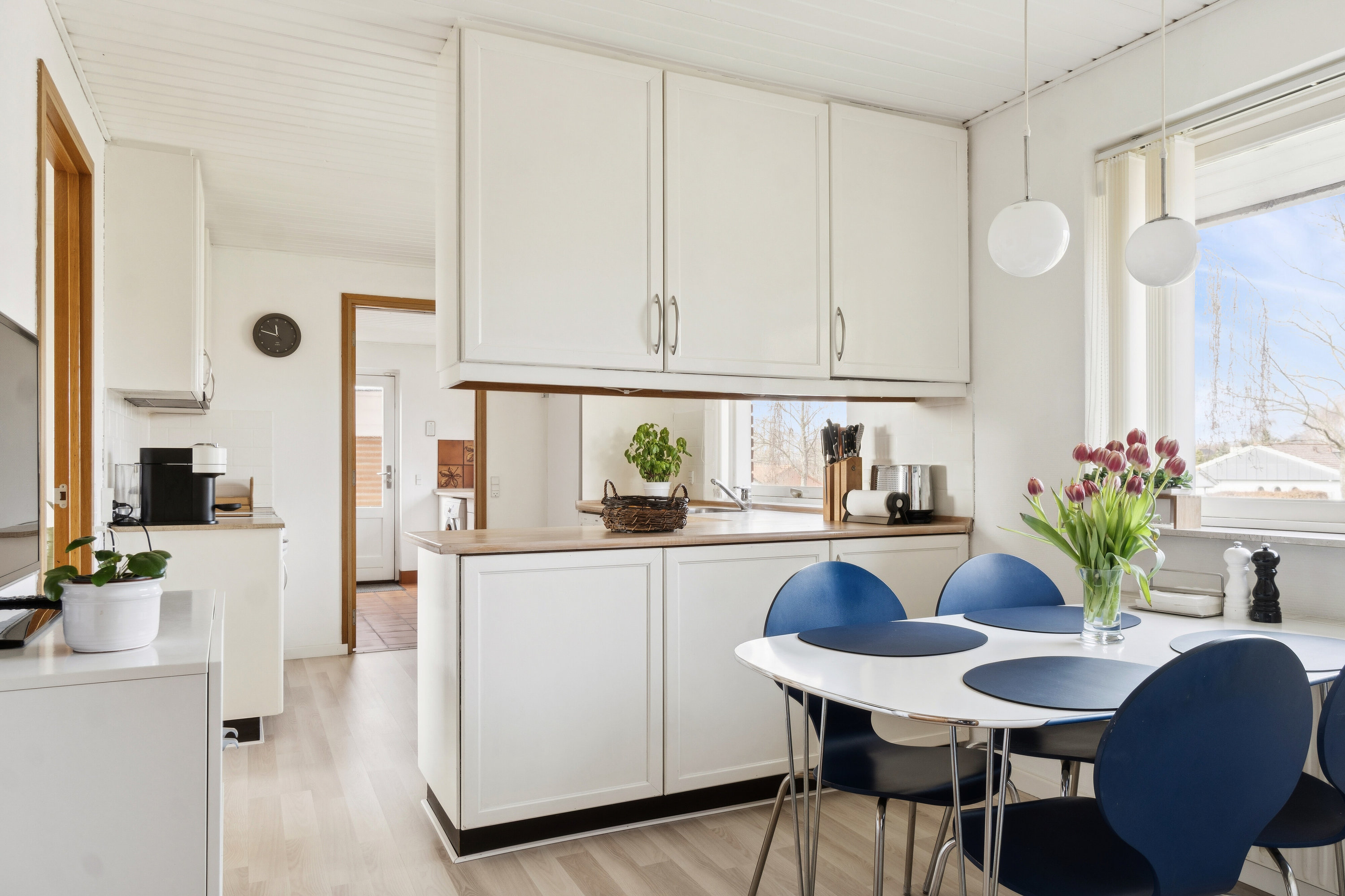 Fremhævet spisestue billede i fuldskærmstilstand. Billede af Kløvervej 32, 4270 Høng