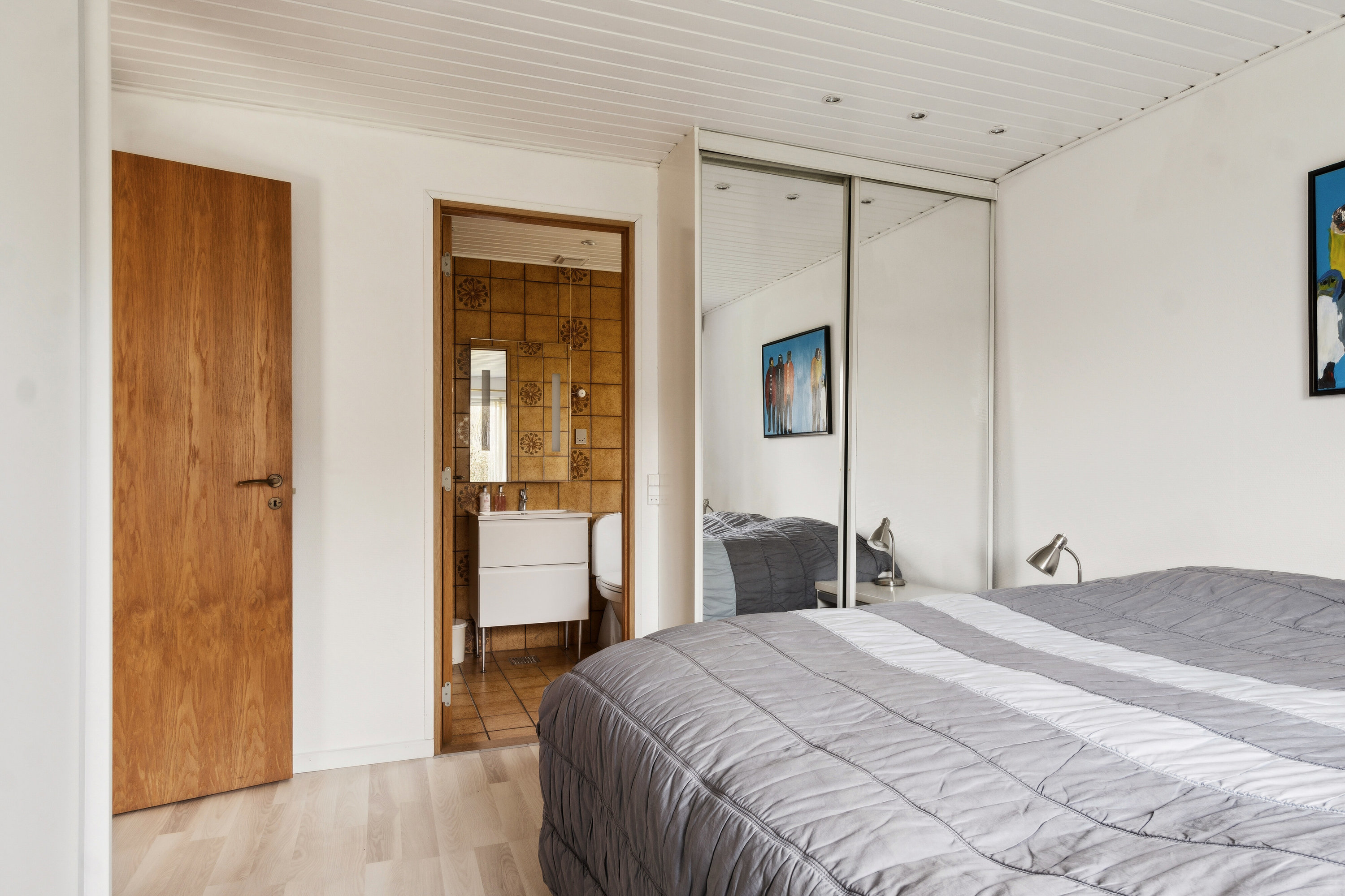 Fremhævet soveværelse billede i fuldskærmstilstand. Billede af Kløvervej 32, 4270 Høng