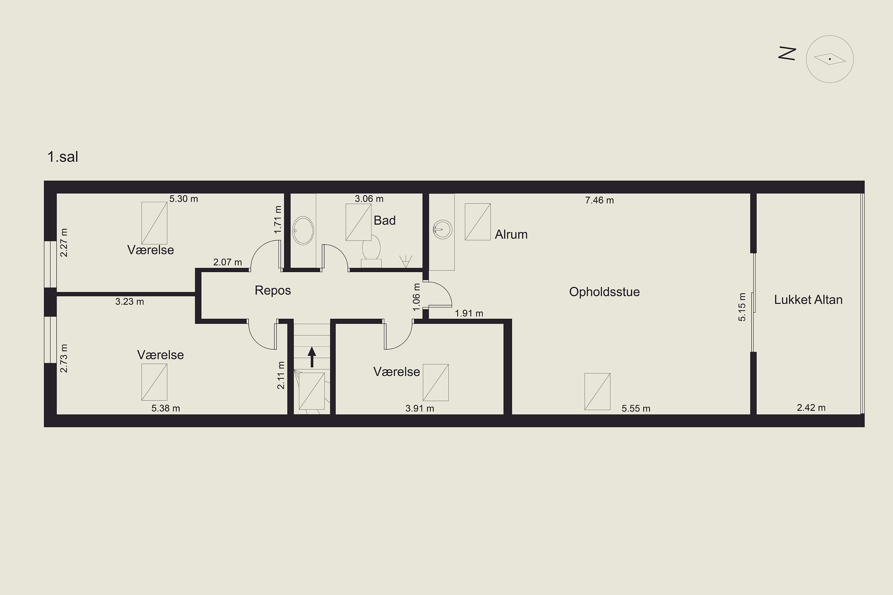 Plantegninger billede af Christian Richardts Vej 1, 6800 Varde