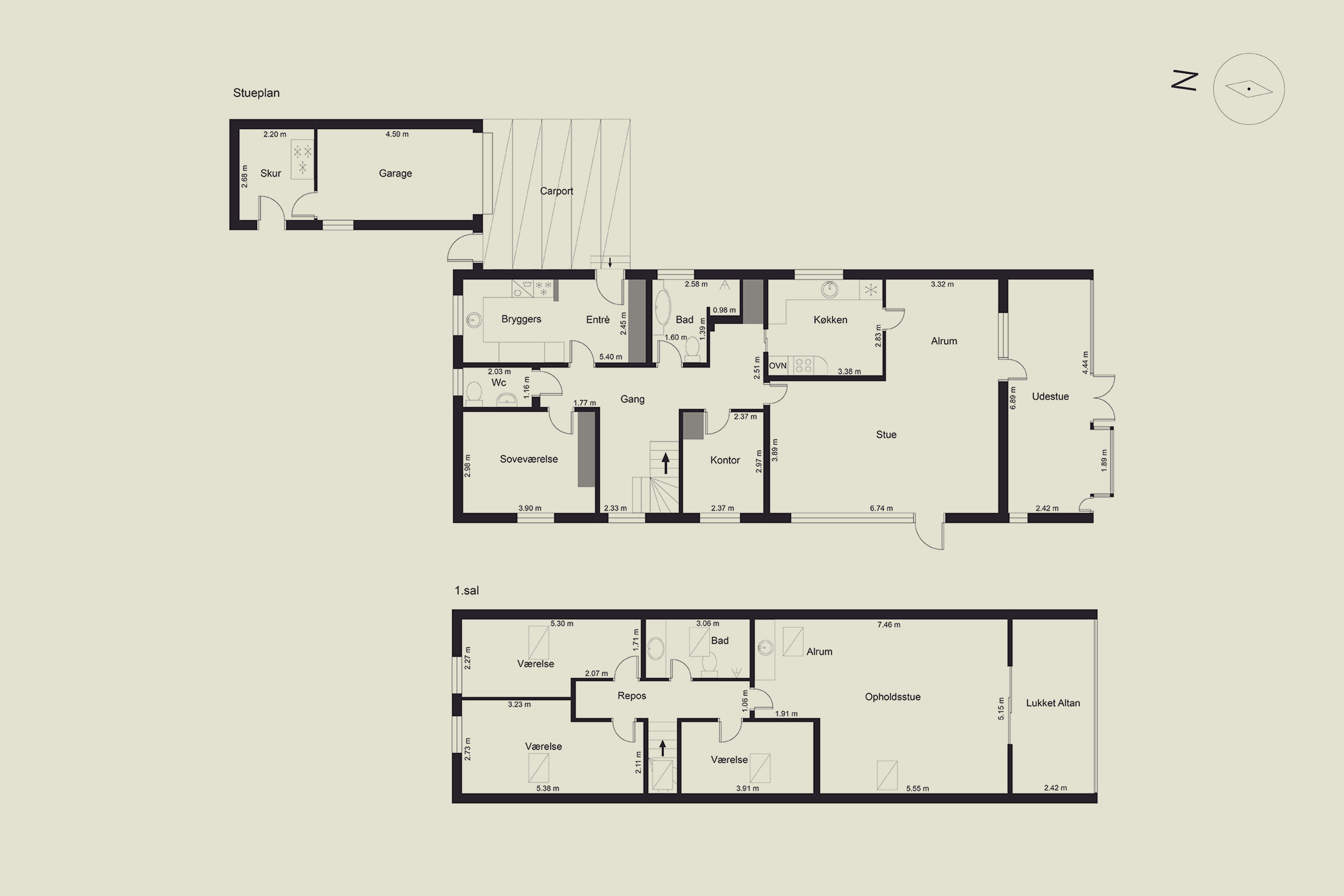 Plantegninger billede af Christian Richardts Vej 1, 6800 Varde
