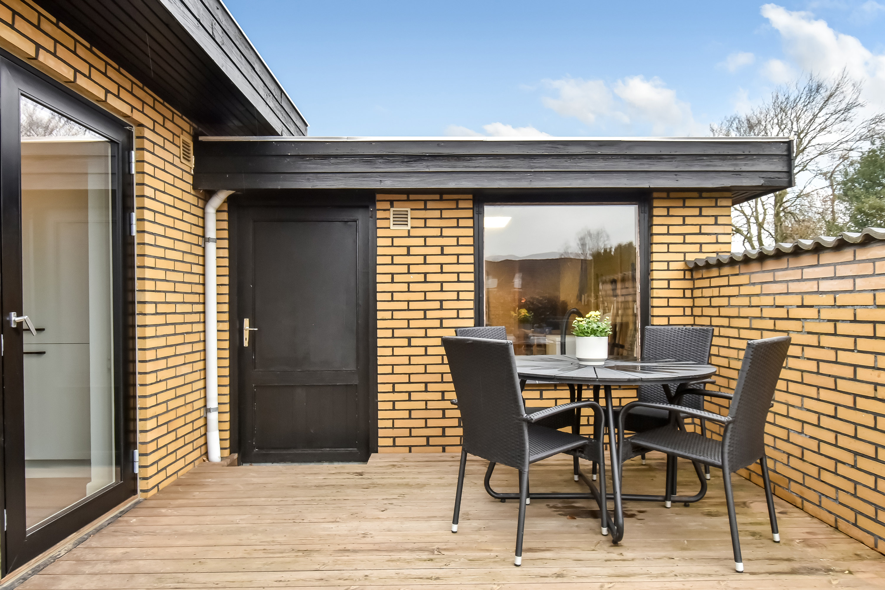 Fremhævet terrasse billede i fuldskærmstilstand. Billede af Baunevej 6, Tjørring, 7400 Herning